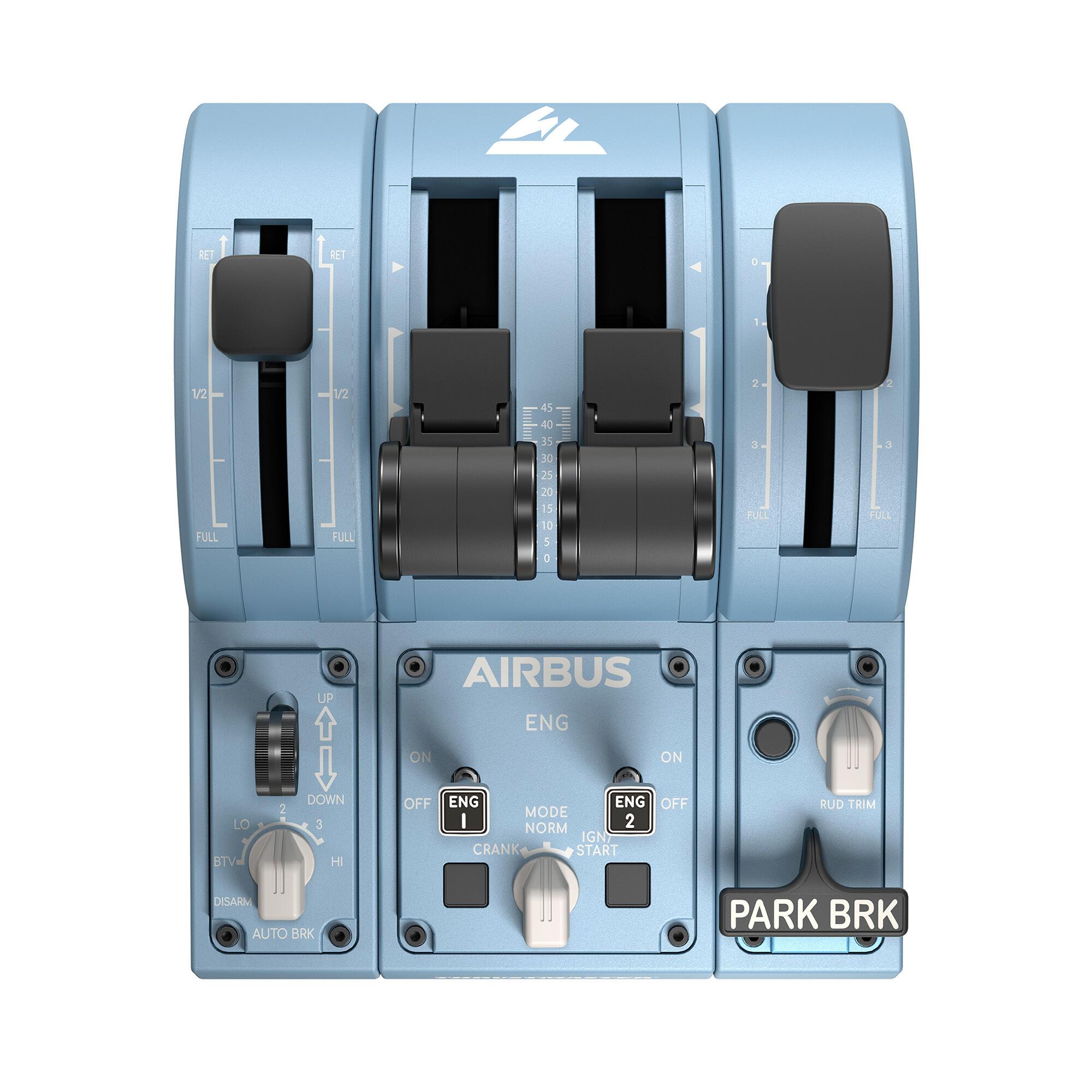 Thrustmaster Contrôleur TCA Quadrant Add-On Airbus Edi / 2960853 Noir, bleu