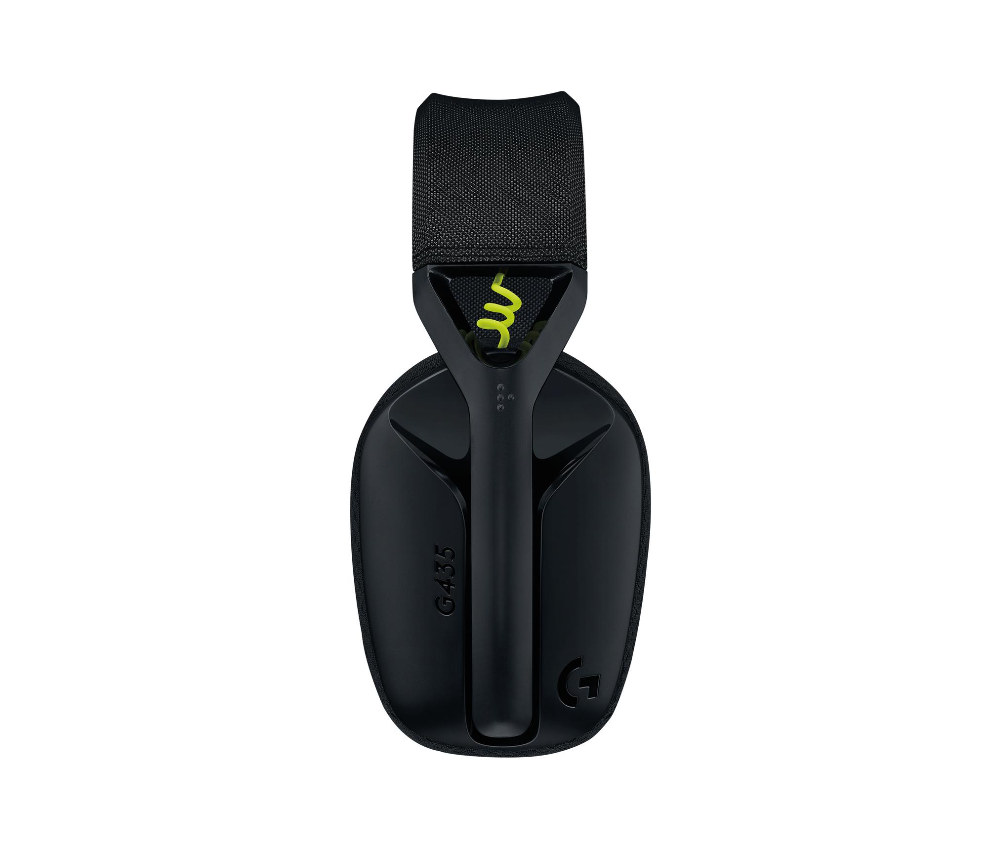 Logitech Auriculares G435 Lightspeed / 981-001050 Negro, amarillo