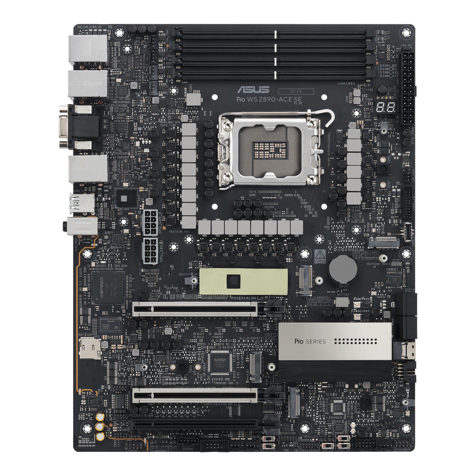 ASUS Placa base PRO WS Z890-ACE SE / 90MB1JC0-M0EAY0 Negro
