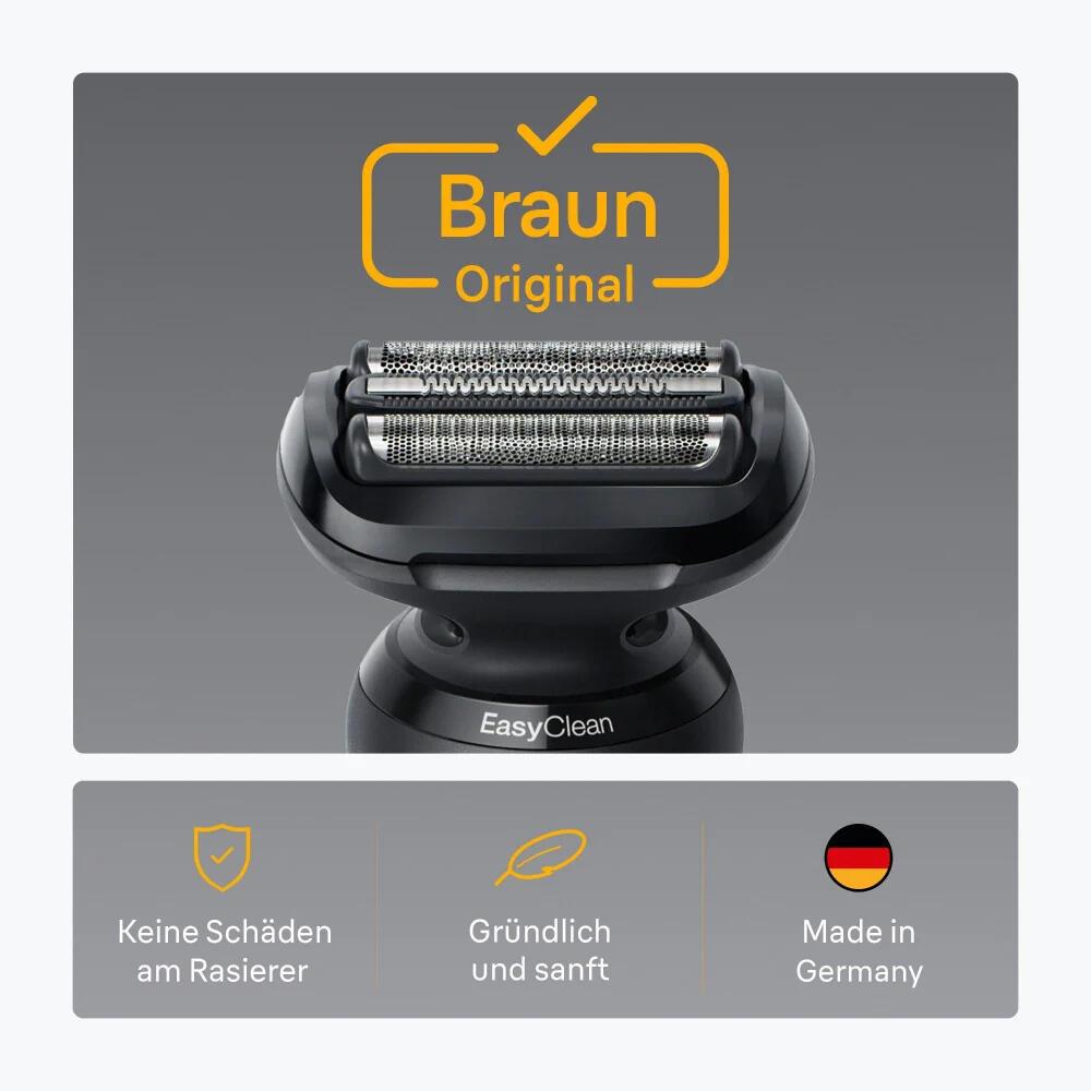 Braun Lame de rasoir Kombipack 54B / 51330 Noir, acier inoxydable Standard