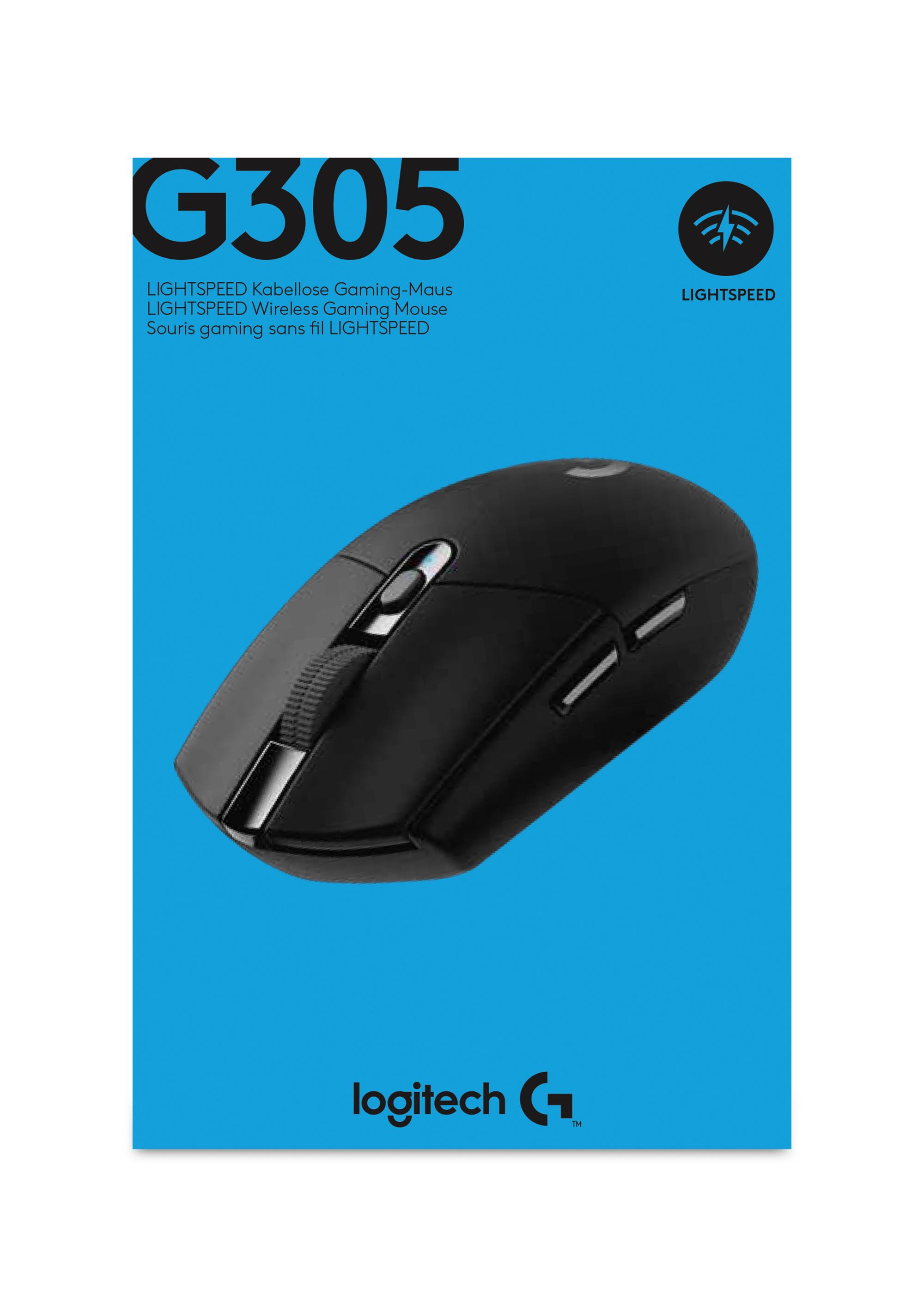 Logitech Maus G305 Lightspeed / 910-005282 Schwarz