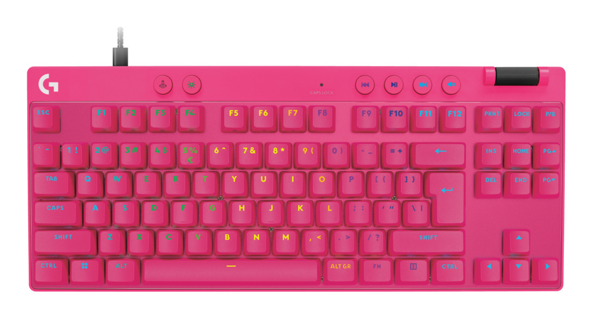 Logitech Clavier G Pro X Rapid TKL / 920-013253 Magenta
