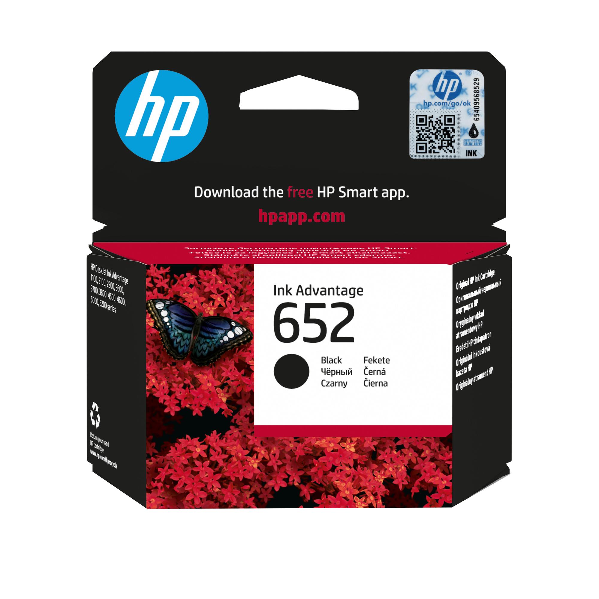 HP Ink 652 / F6V25AE Black Standard
