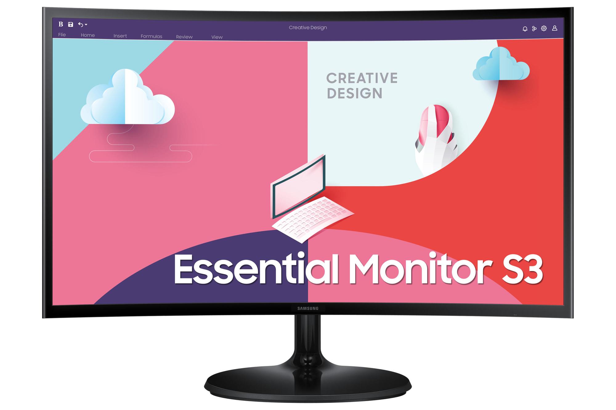 Samsung Monitor Essential LS24C364EAU / LS24C364EAUXEN Nero 61 cm (24")