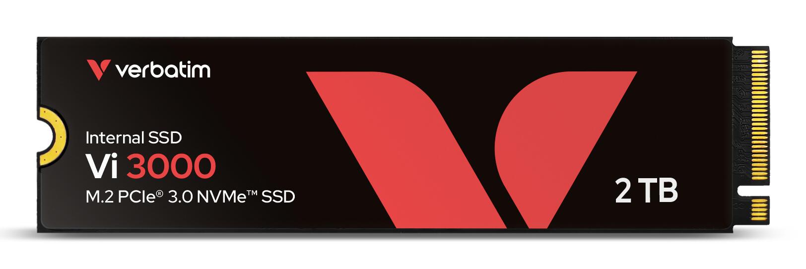 Verbatim M.2 SSD Vi3000 2TB / 49376 Schwarz