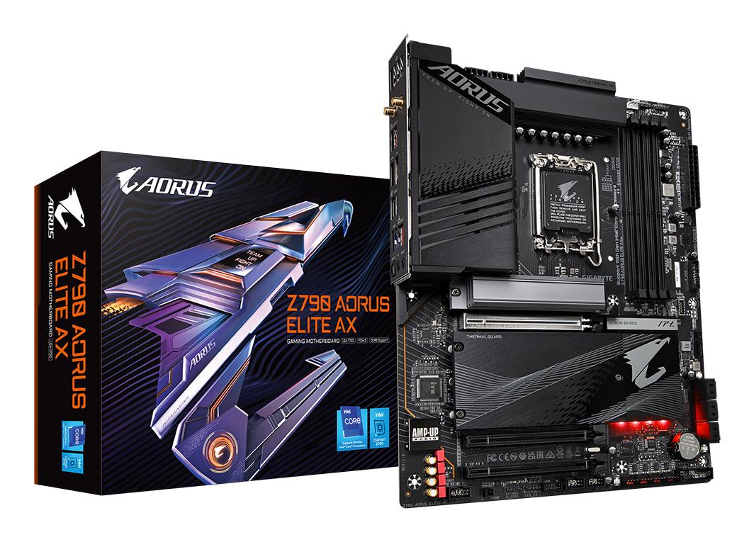 GIGABYTE Mainboard Z790 AORUS ELITE AX Schwarz