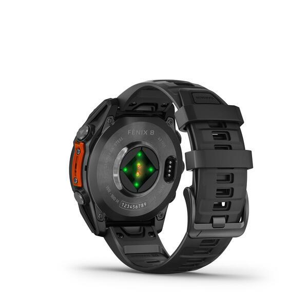 Garmin Indossabile Fenix 8 - 47 mm 02904 / 010-02904-00 Nero 3,56 cm (1,4")