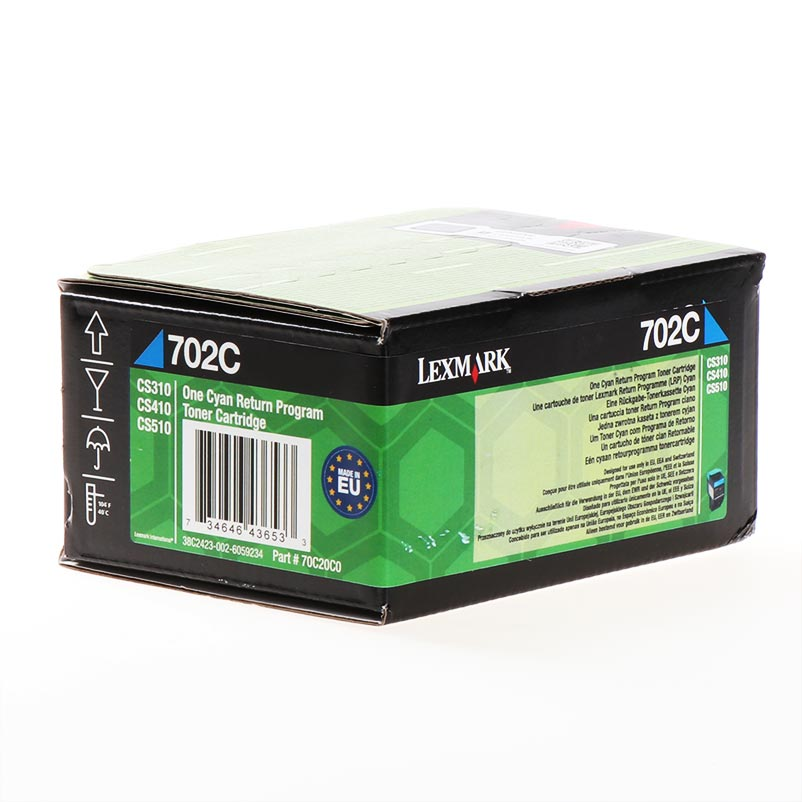 Lexmark Toner 702C / 70C20C0 Cyan