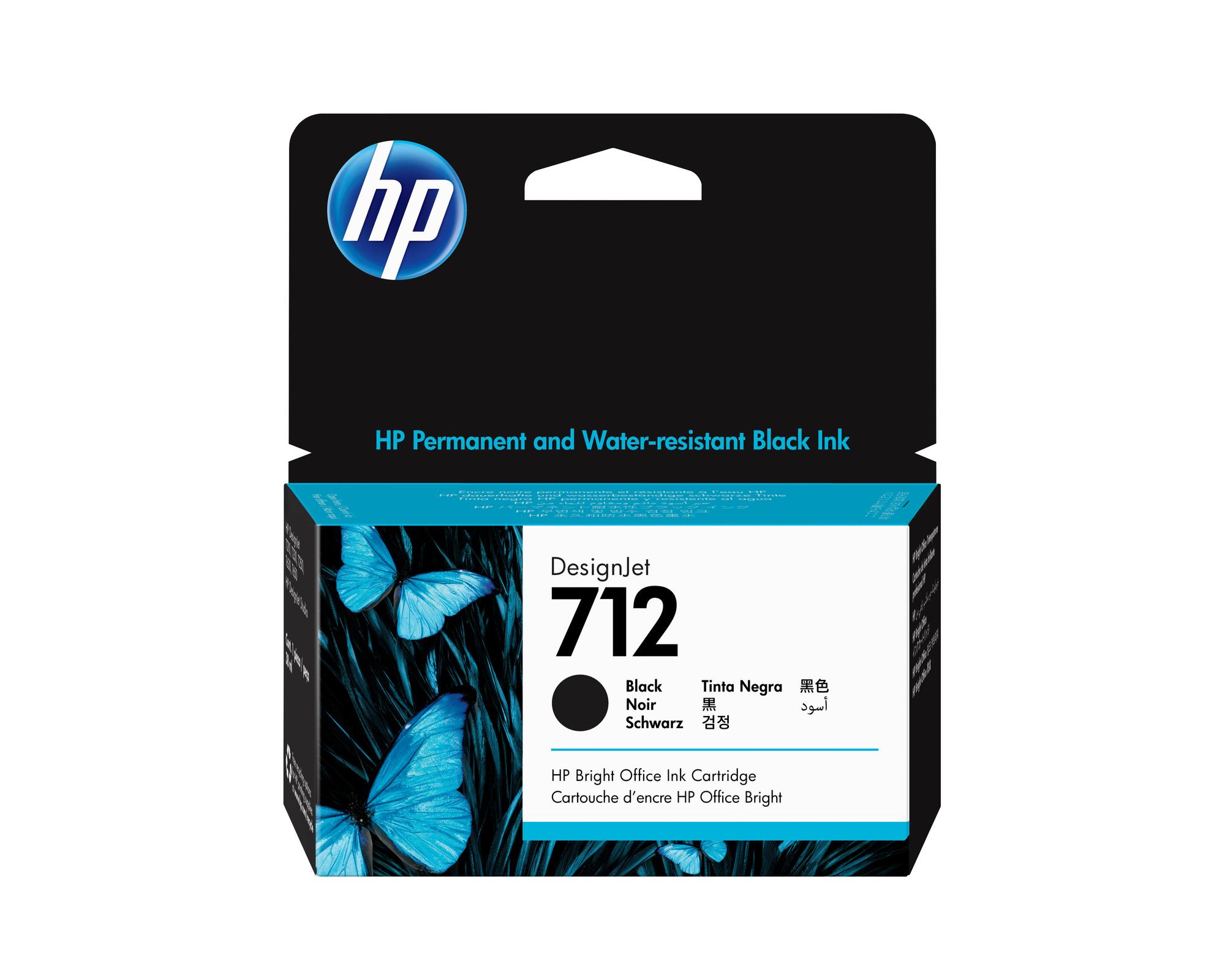 HP Ink 712 / 3ED70A Black Standard