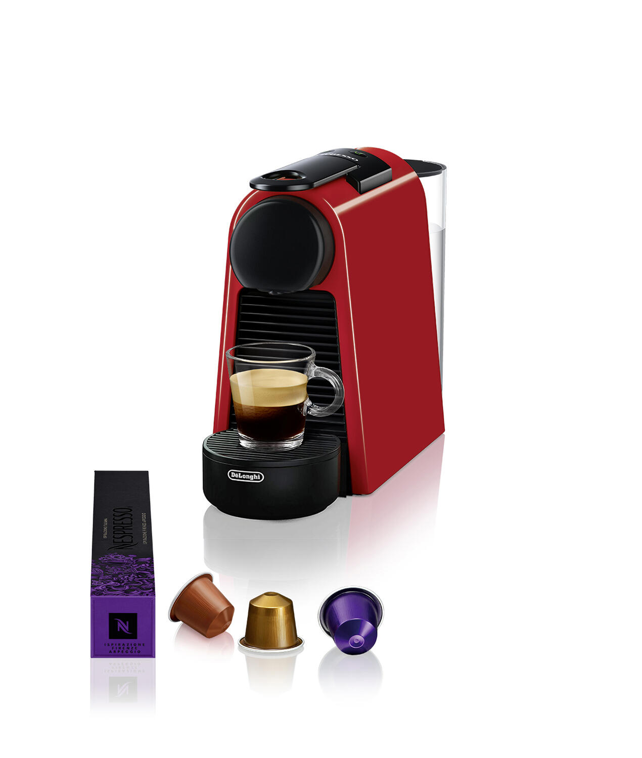 De’Longhi Capsule machine Essenza Mini / EN85.R Black, red