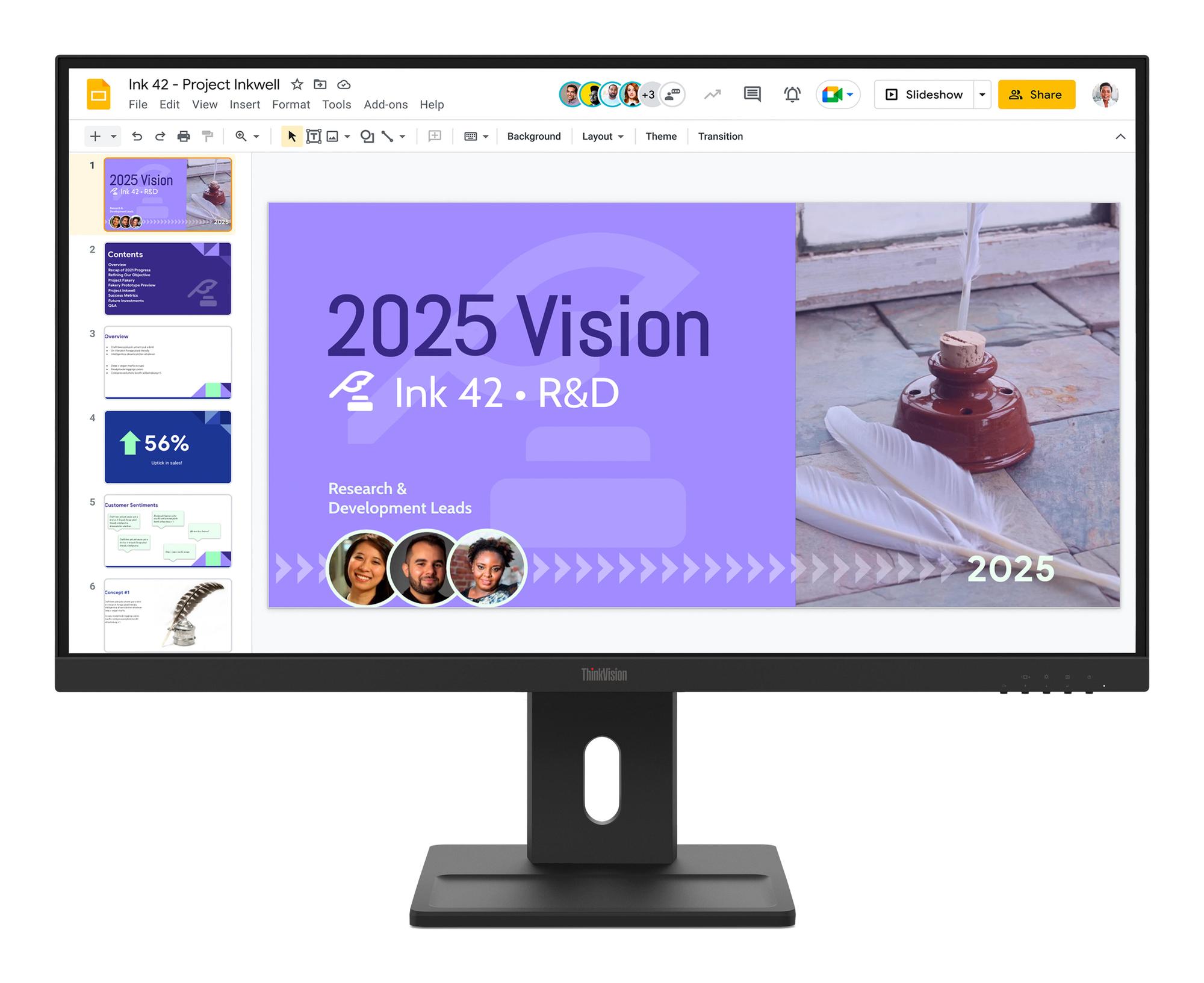Lenovo Monitor ThinkVision E27Q-40 / 64BDGAT4EU Negro 68,6 cm (27")