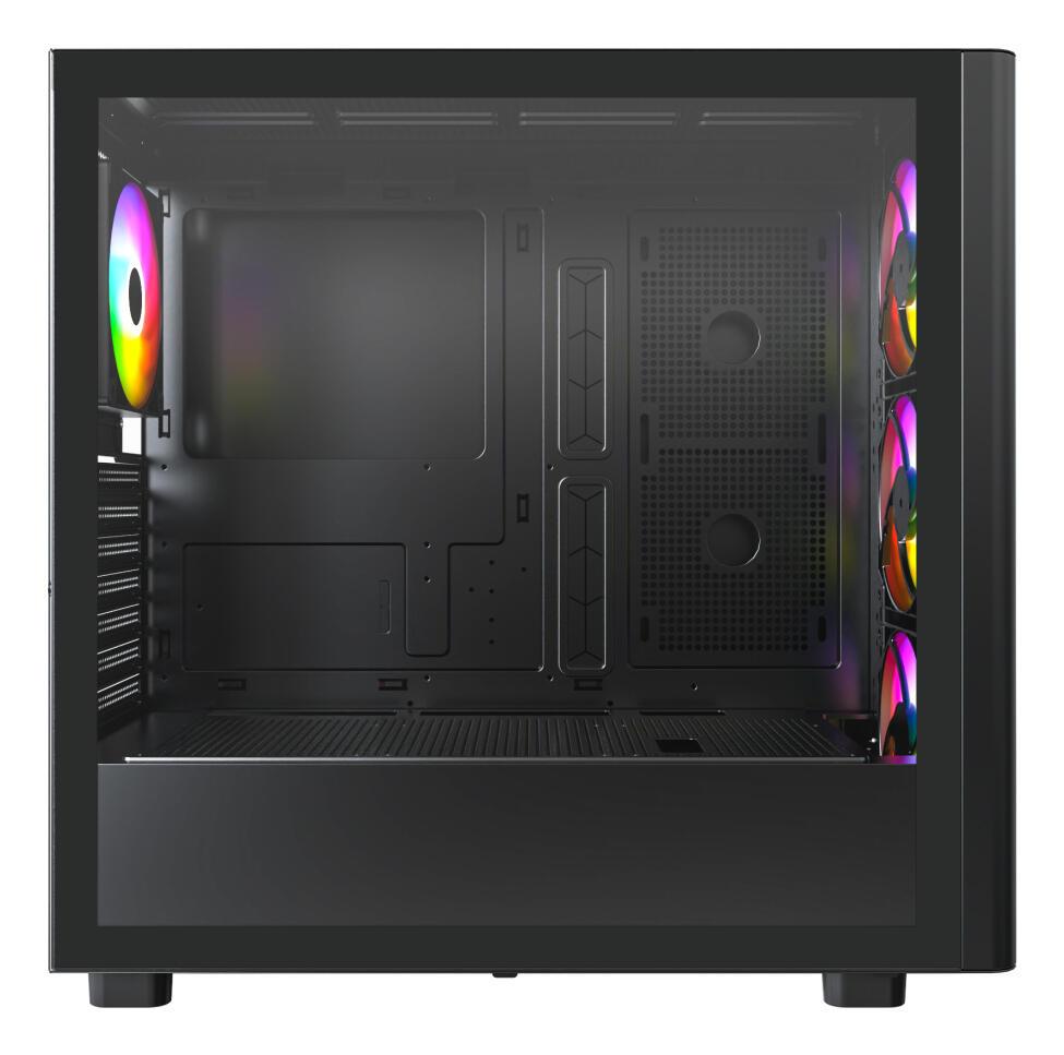 Montech PC-Gehäuse XR Wood / XR WOOD (B) Schwarz