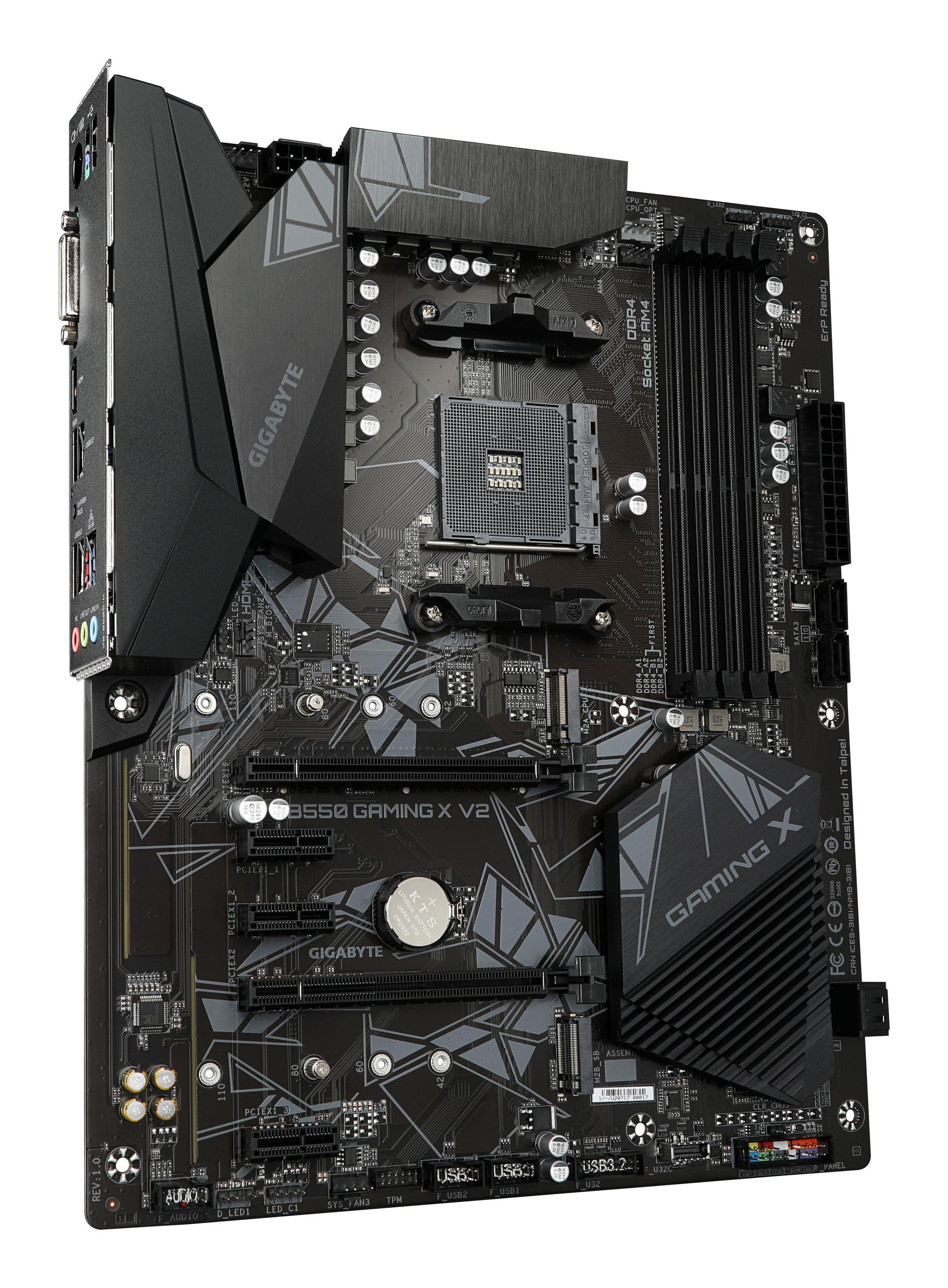 GIGABYTE Carte mère B550 GAMING X V2 Marron