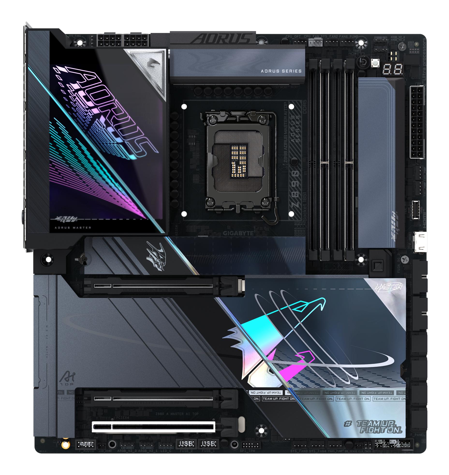 GIGABYTE Mainboard Z890 AORUS MASTER AI TOP / Z890 A MASTER AI TOP Schwarz