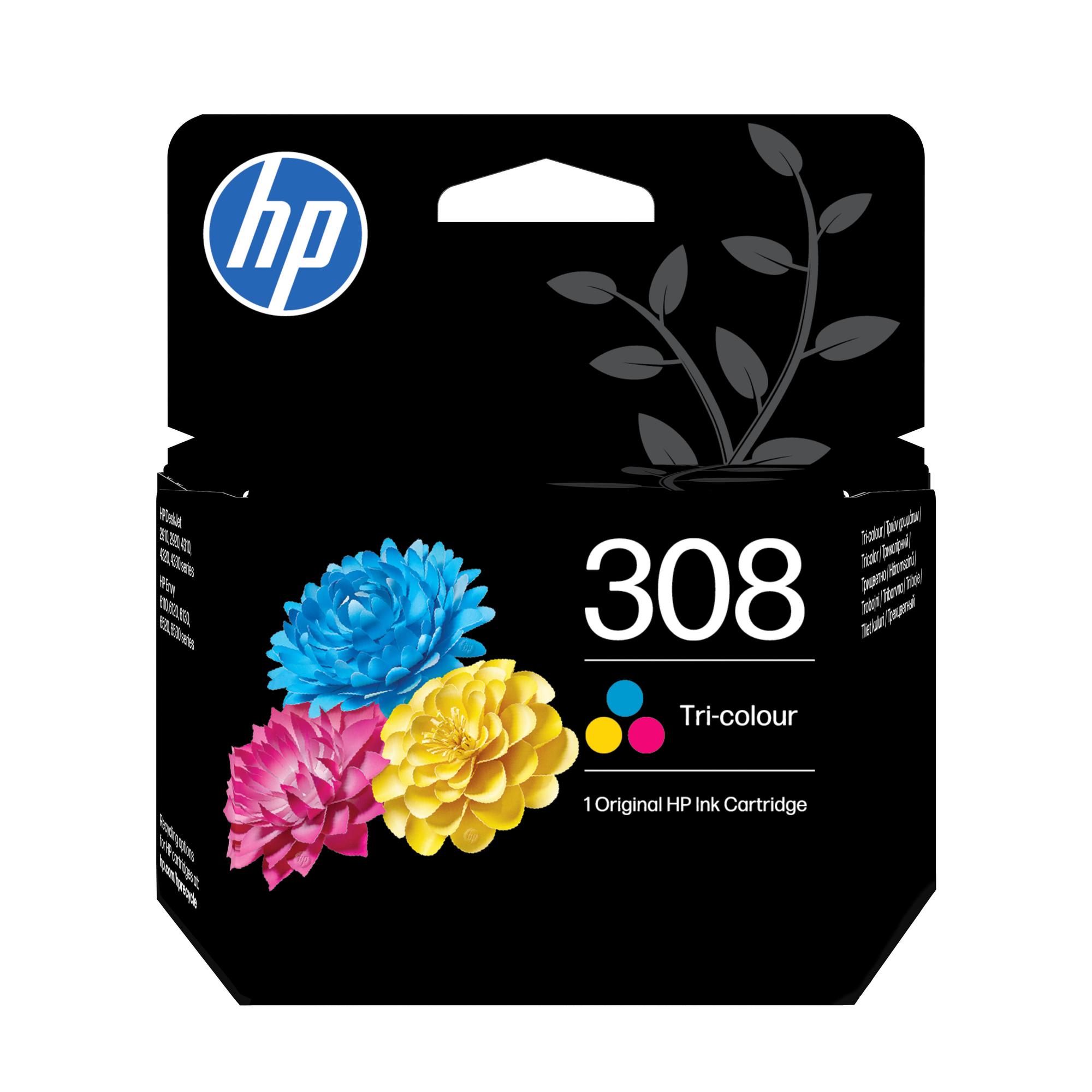 HP Inchiostro 308 / 6L6S6UE BK, C, M, Y Doppelpack
