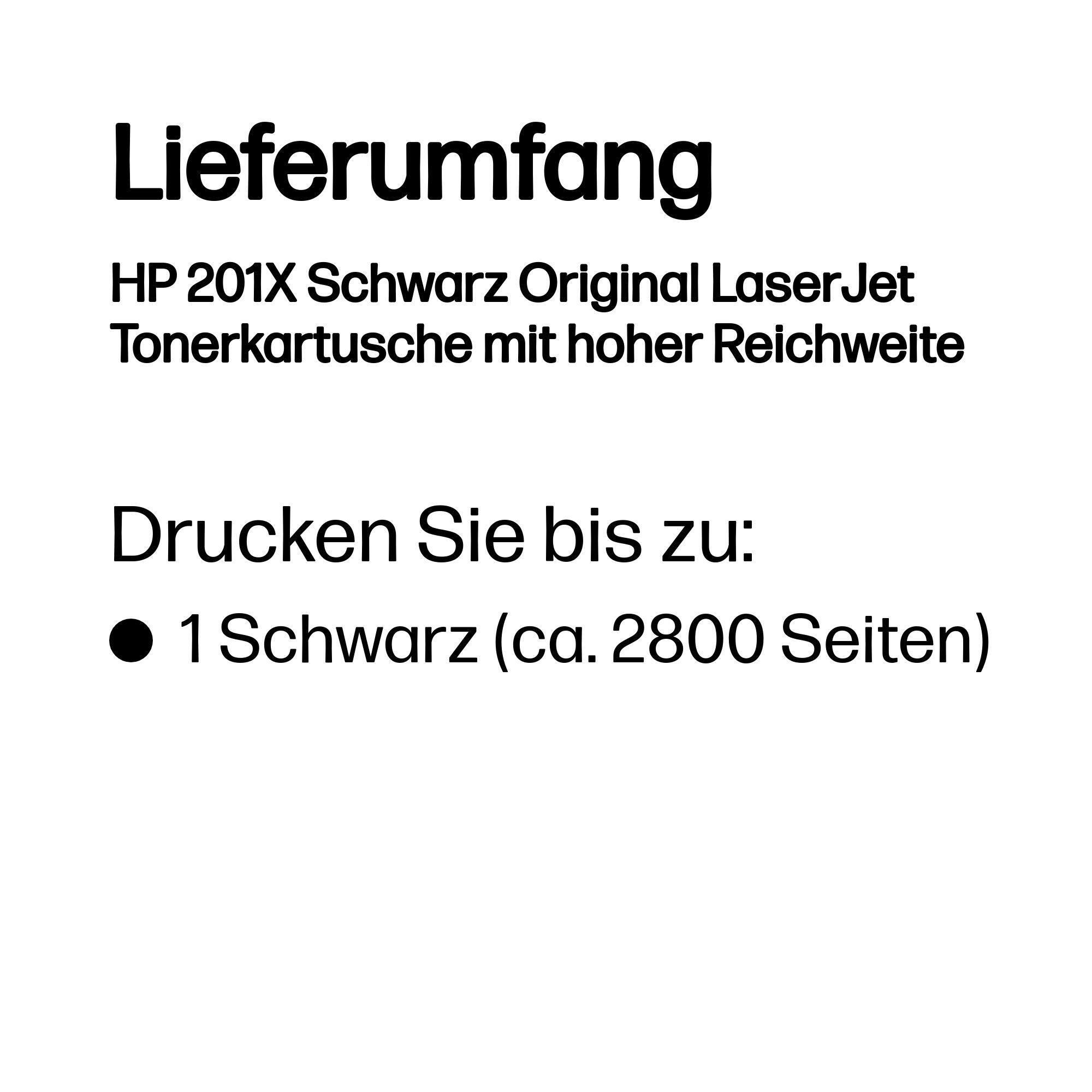 HP Tóner 201X / CF400X Negro XL