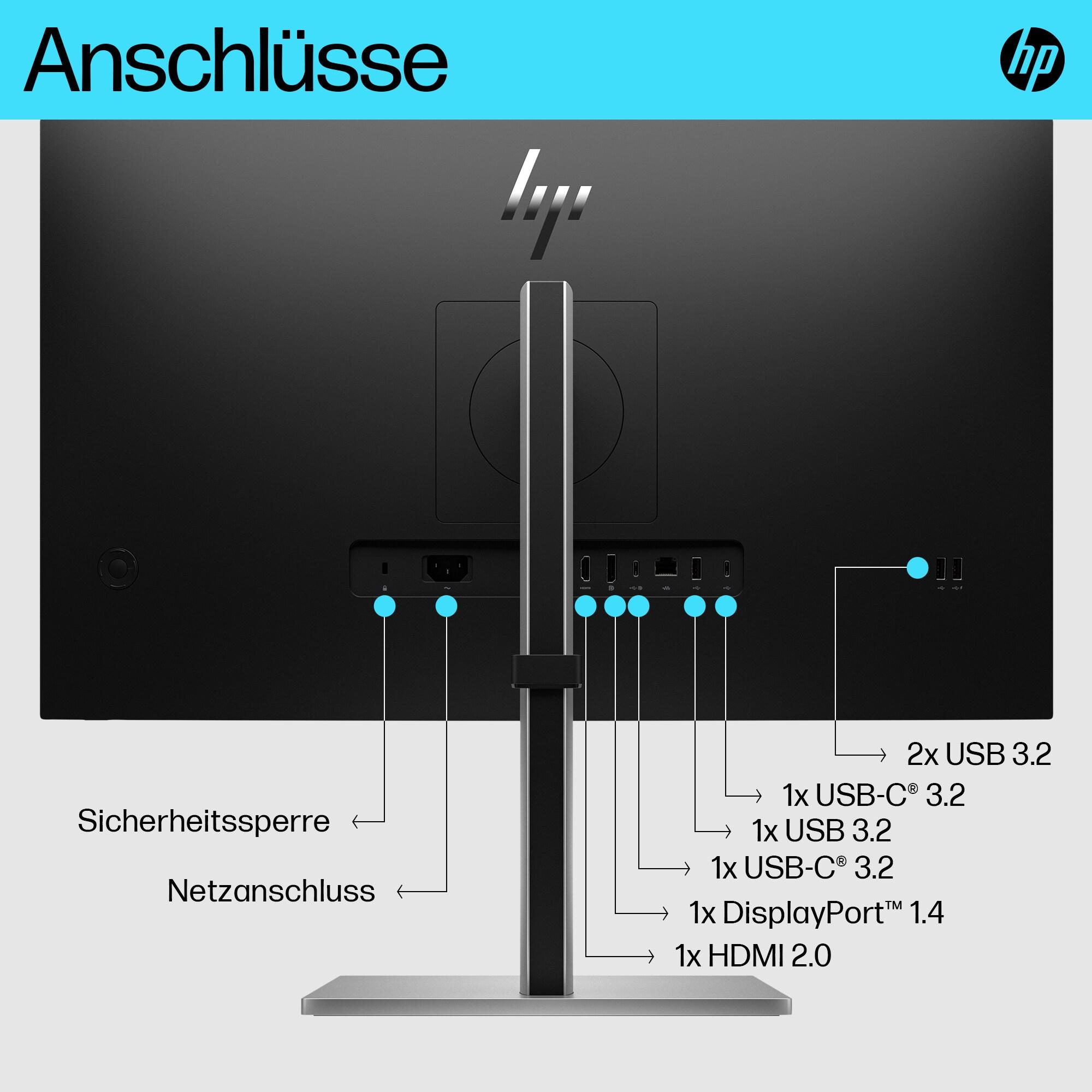 HP Monitor E27k G5 / 6N4C4AA#ABB Nero, argento 68,6 cm (27")