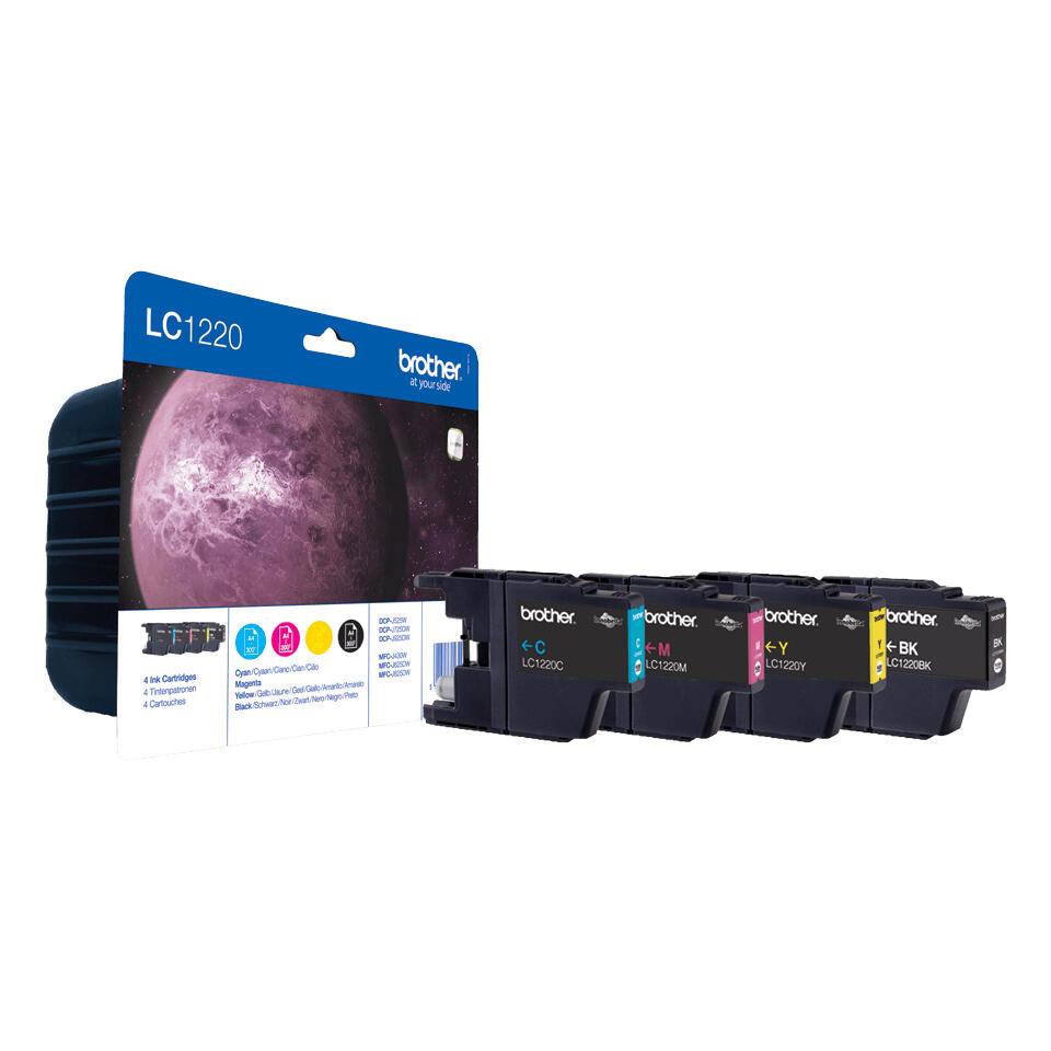 Brother Tinta LC-1220VALBP / LC1220VALBP BK,C,M,Y Multipack