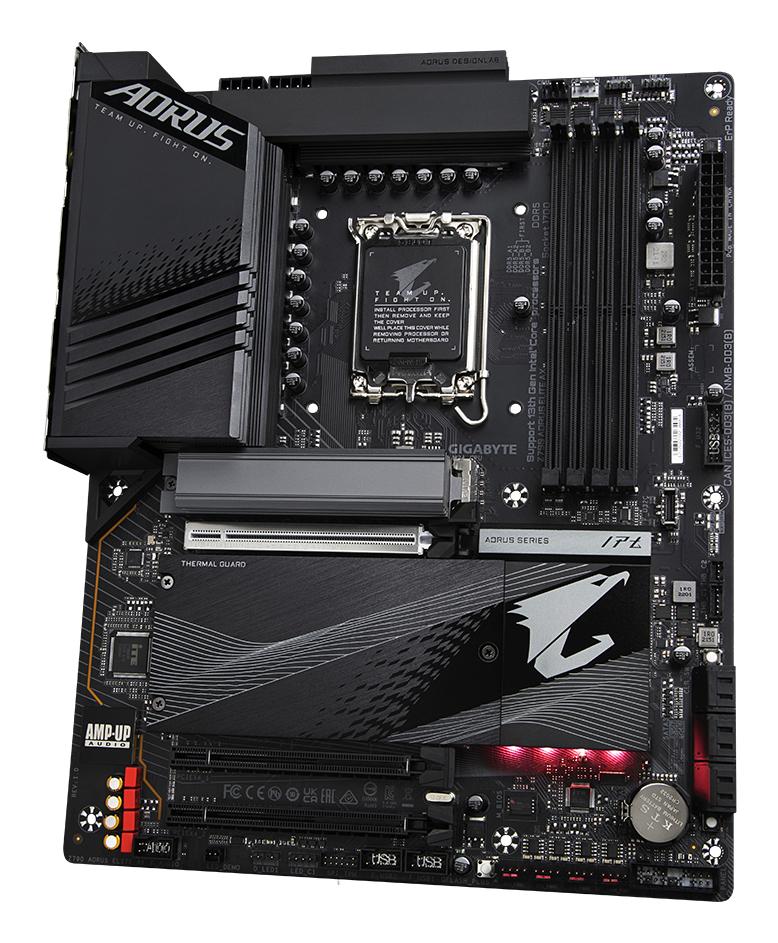 GIGABYTE Mainboard Z790 AORUS ELITE AX Schwarz