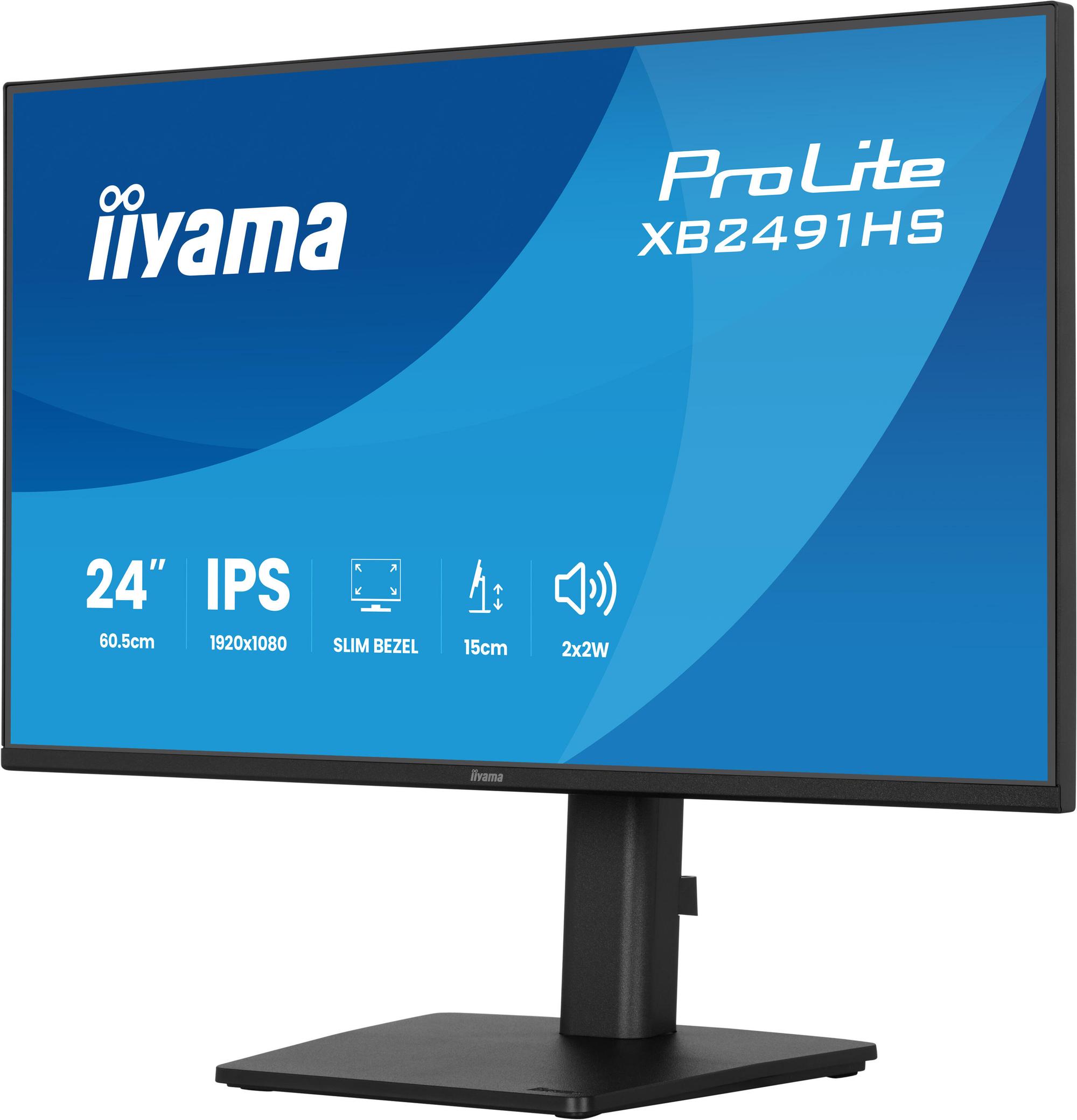 iiyama Moniteur ProLite XB2491HS / XB2491HS-B1 Noir 60,5 cm (23.8")