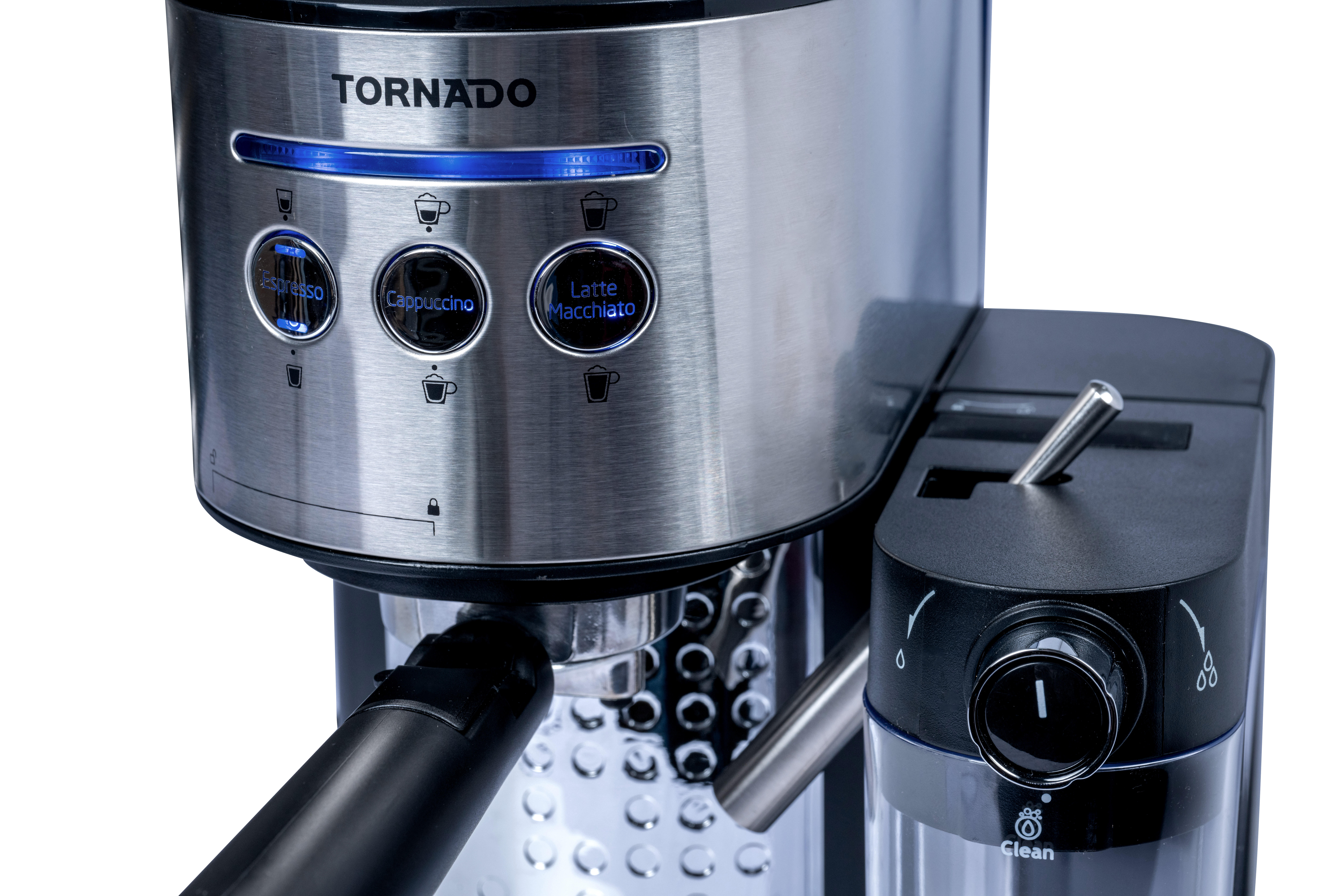 TORNADO Siebträgermaschine TCM-14125 Schwarz