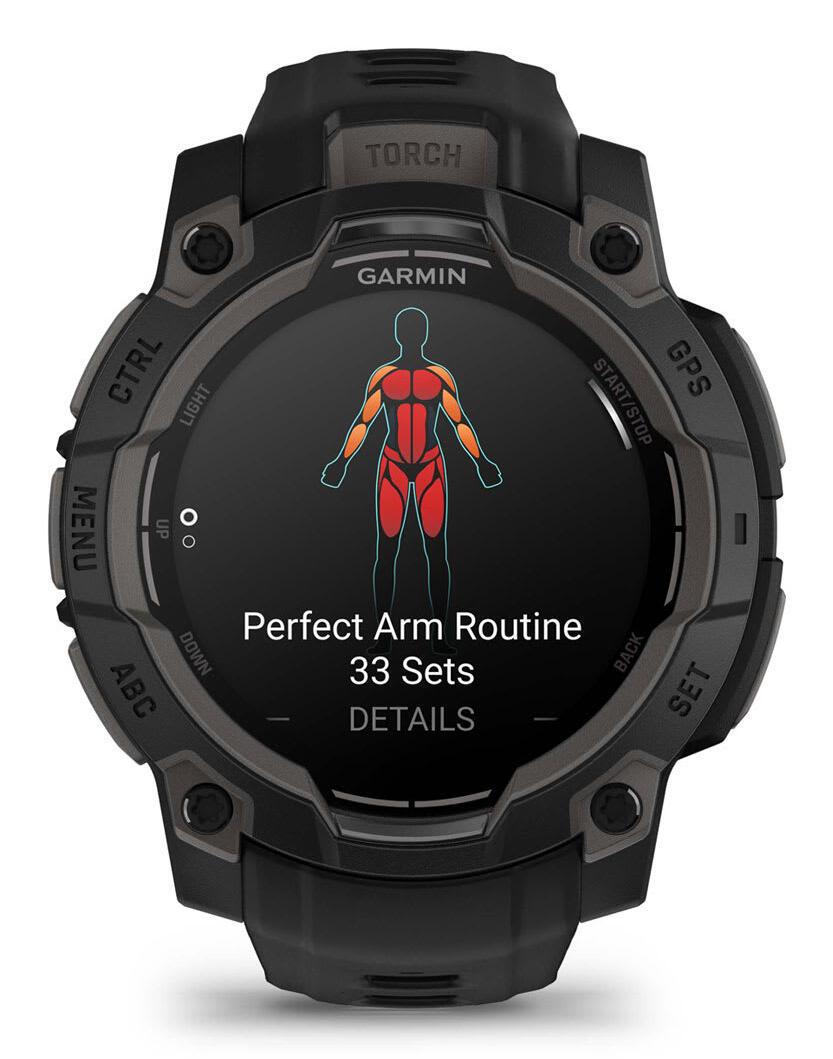 Garmin Wearable Instinct 3 45mm / 010-02936-00 Noir Standard 3,05 cm (1,2")