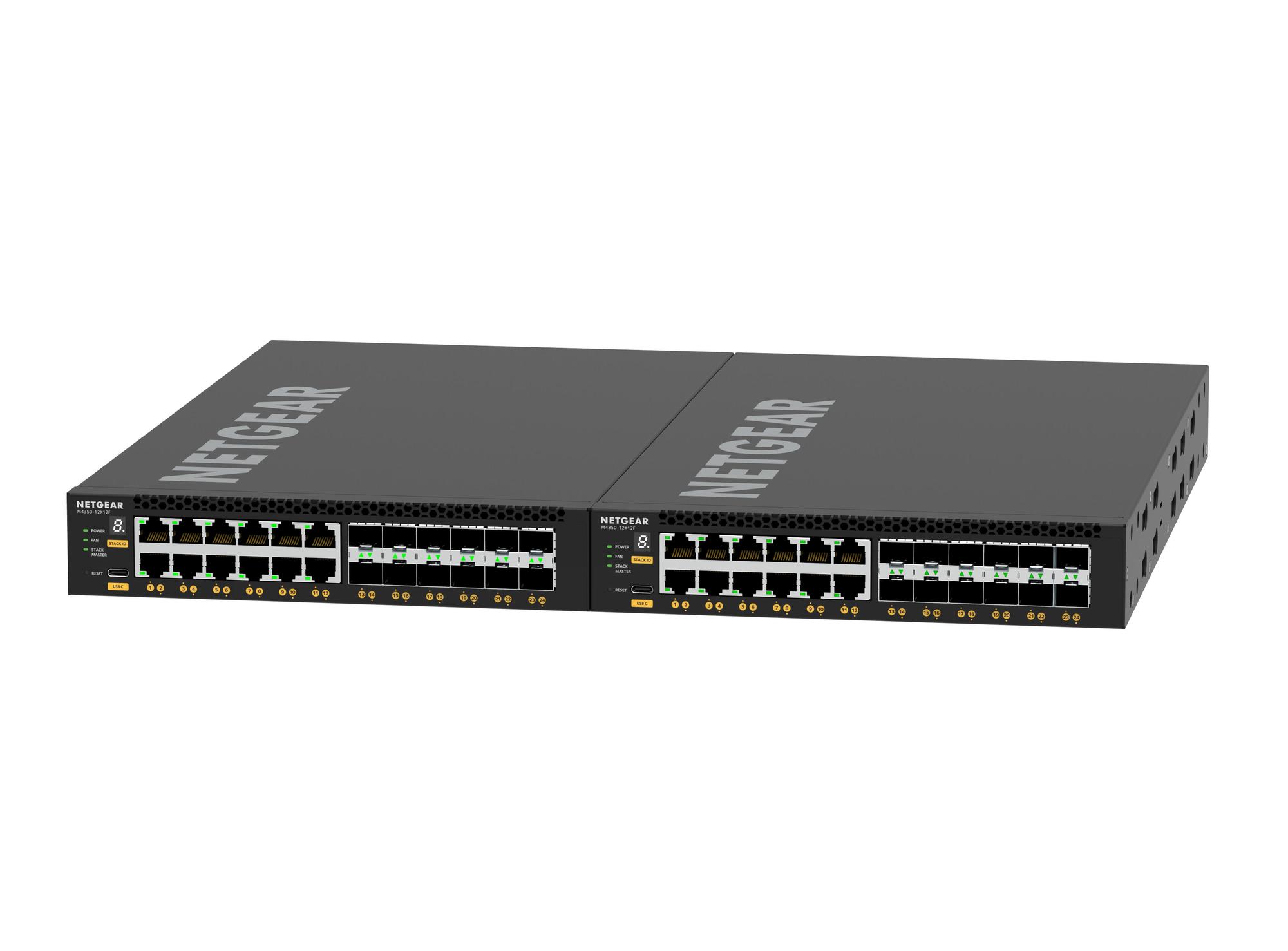 Netgear Interruptor M4350-12X12F / XSM4324-100NES Negro