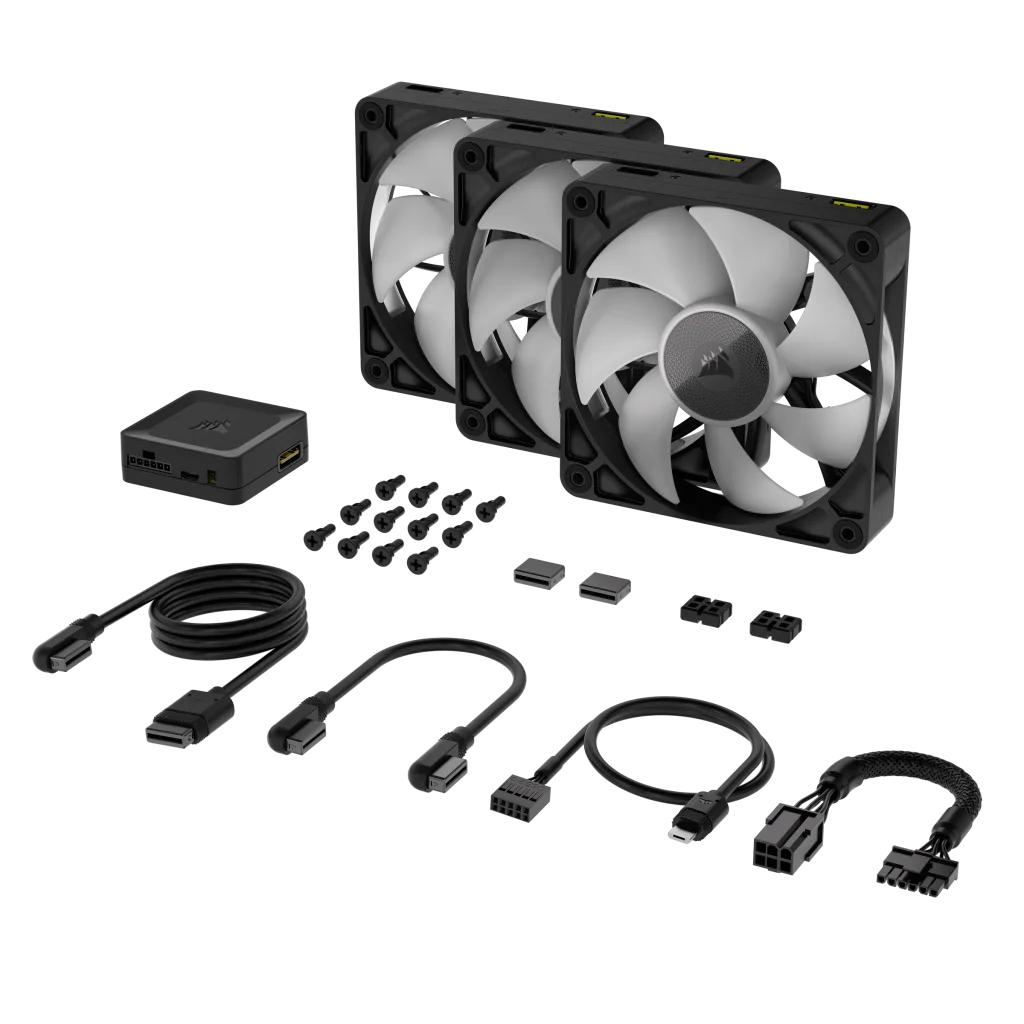 Corsair Ventilatore RX120 RGB / CO-9051018-WW Nero 3-Pack