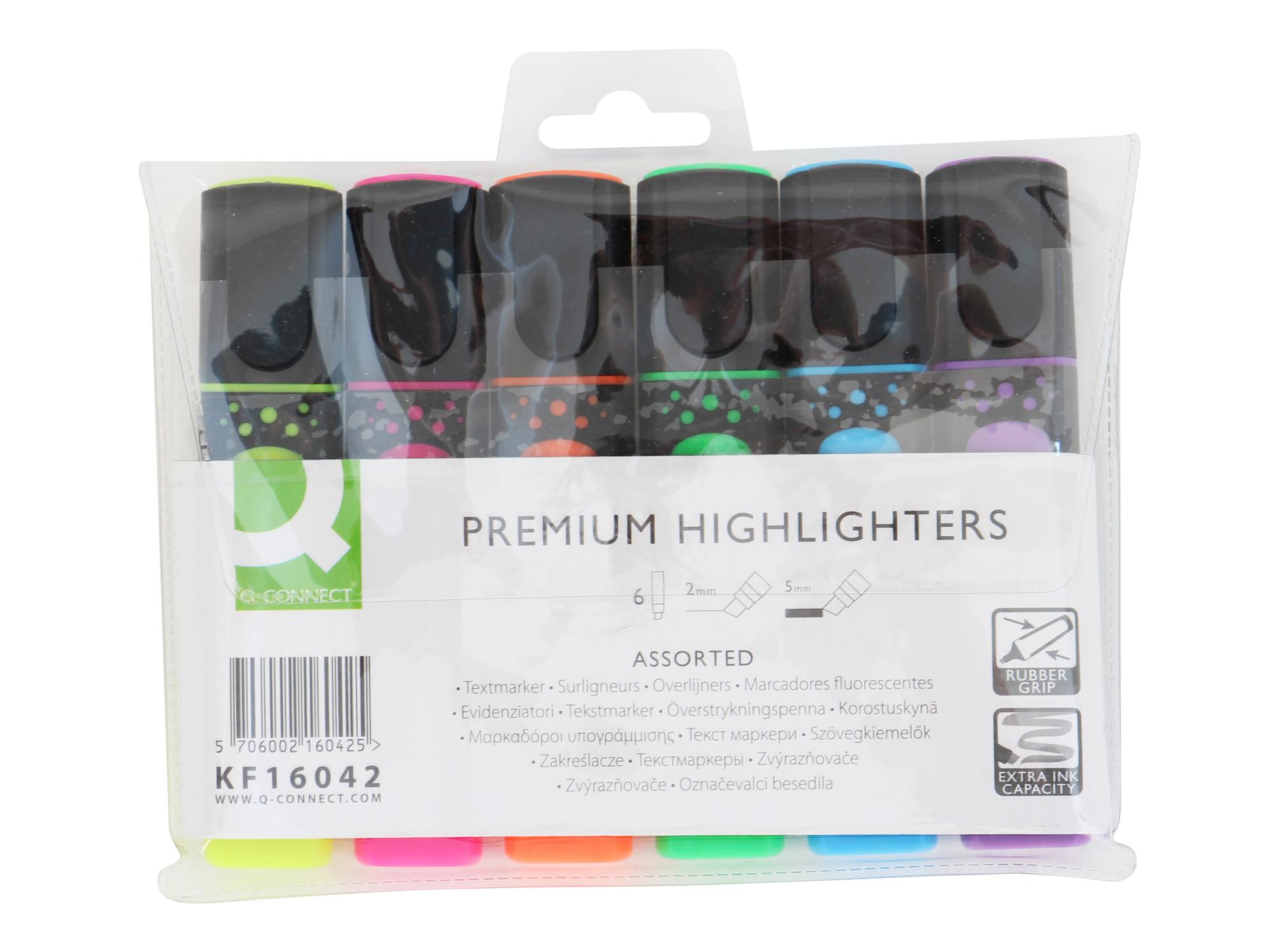 LAAS-Kunden VAS-Artikel Pluma Q-Connect Premium Highlighters / KF16042