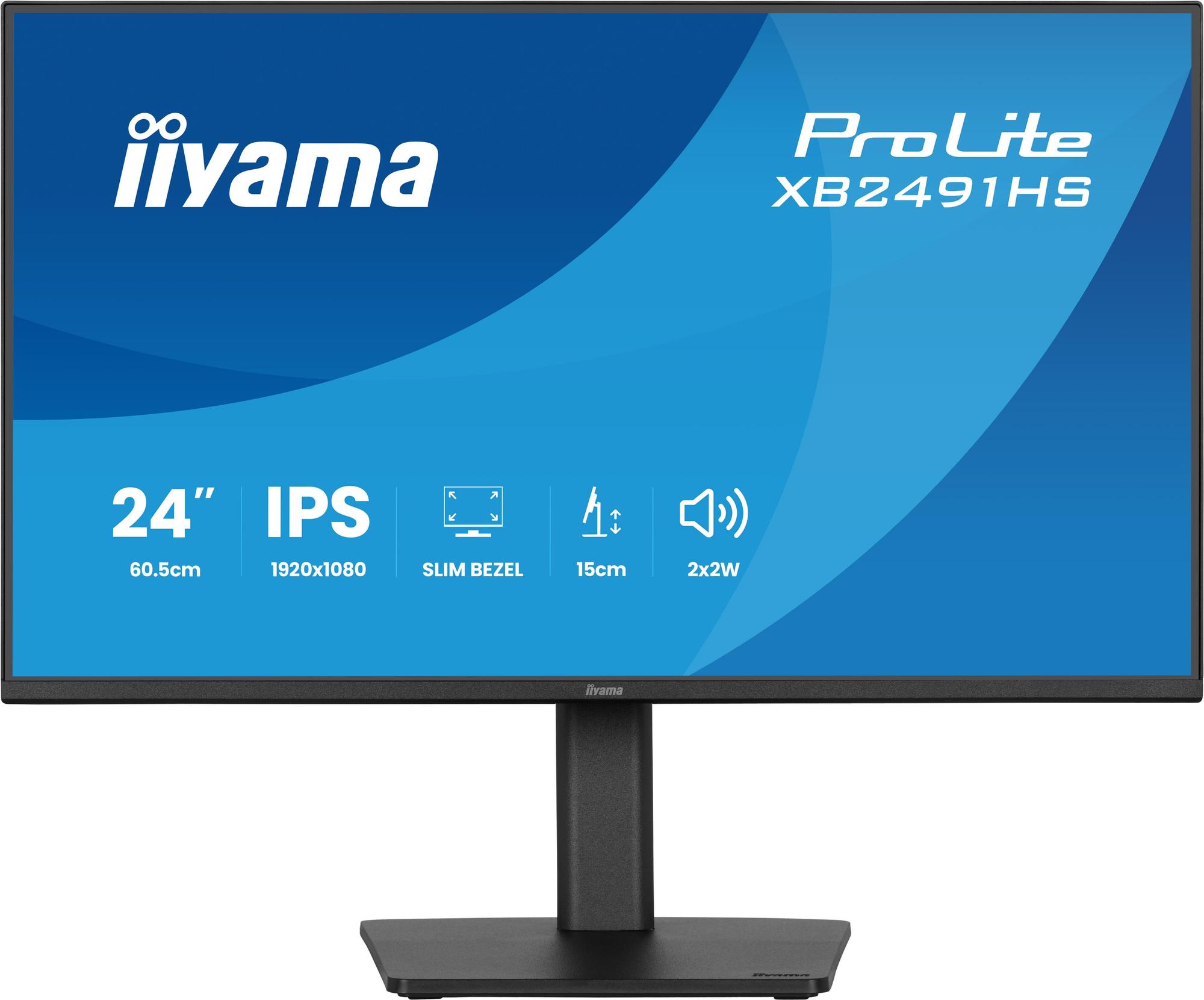 iiyama Moniteur ProLite XB2491HS / XB2491HS-B1 Noir 60,5 cm (23.8")