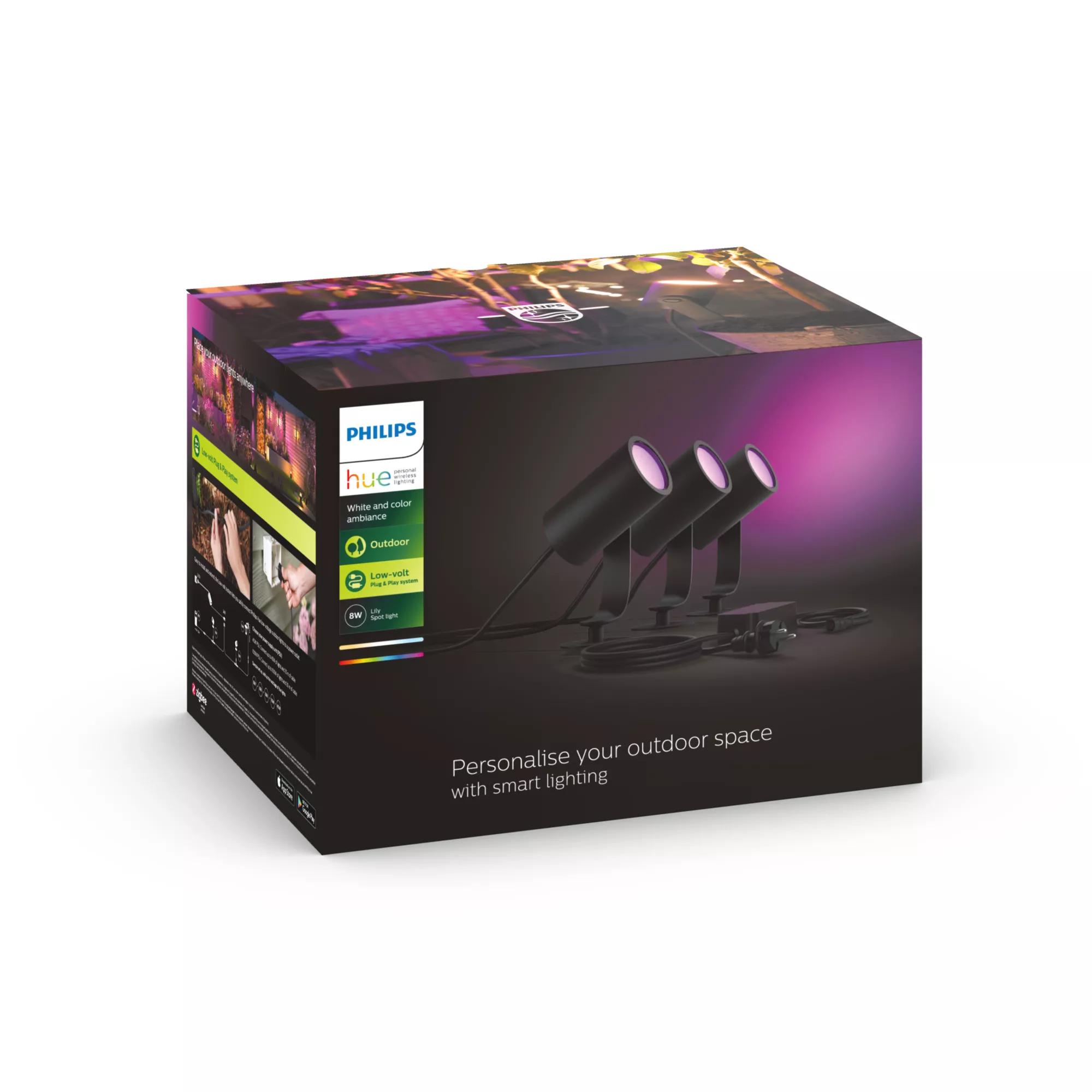 Philips Luminaire Hue Appear Basis / 1741430P7 Noir