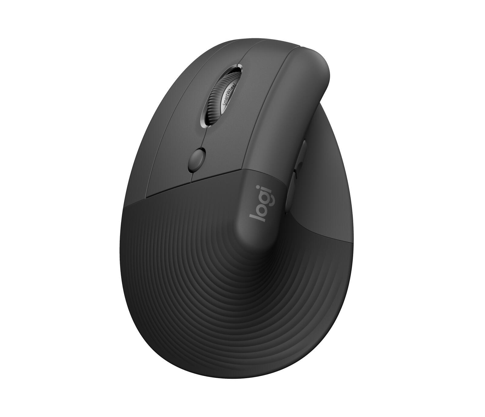 Logitech Ratón Lift Vertical Links / 910-006474 Grafito
