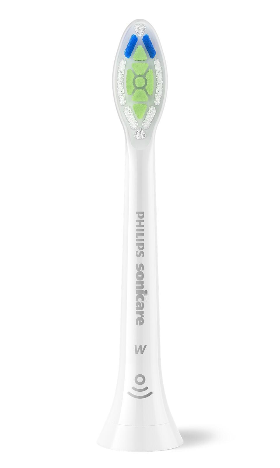 Philips Aufsteckzahnbürste Sonicare W2 Optimal White / HX6066/87 Weiß 6-Pack