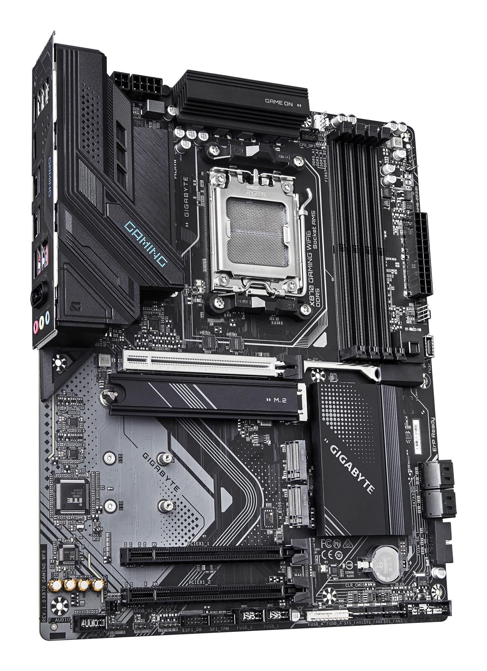 GIGABYTE Carte mère X870 Gaming WiFi6 / X870 GAMING WF6 Noir