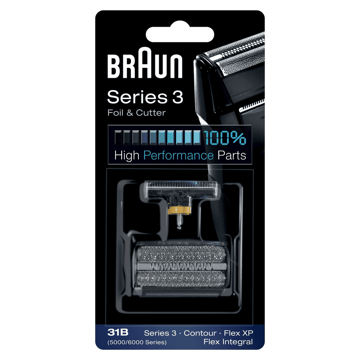Braun Razor blade 31BV / 072799 Silver