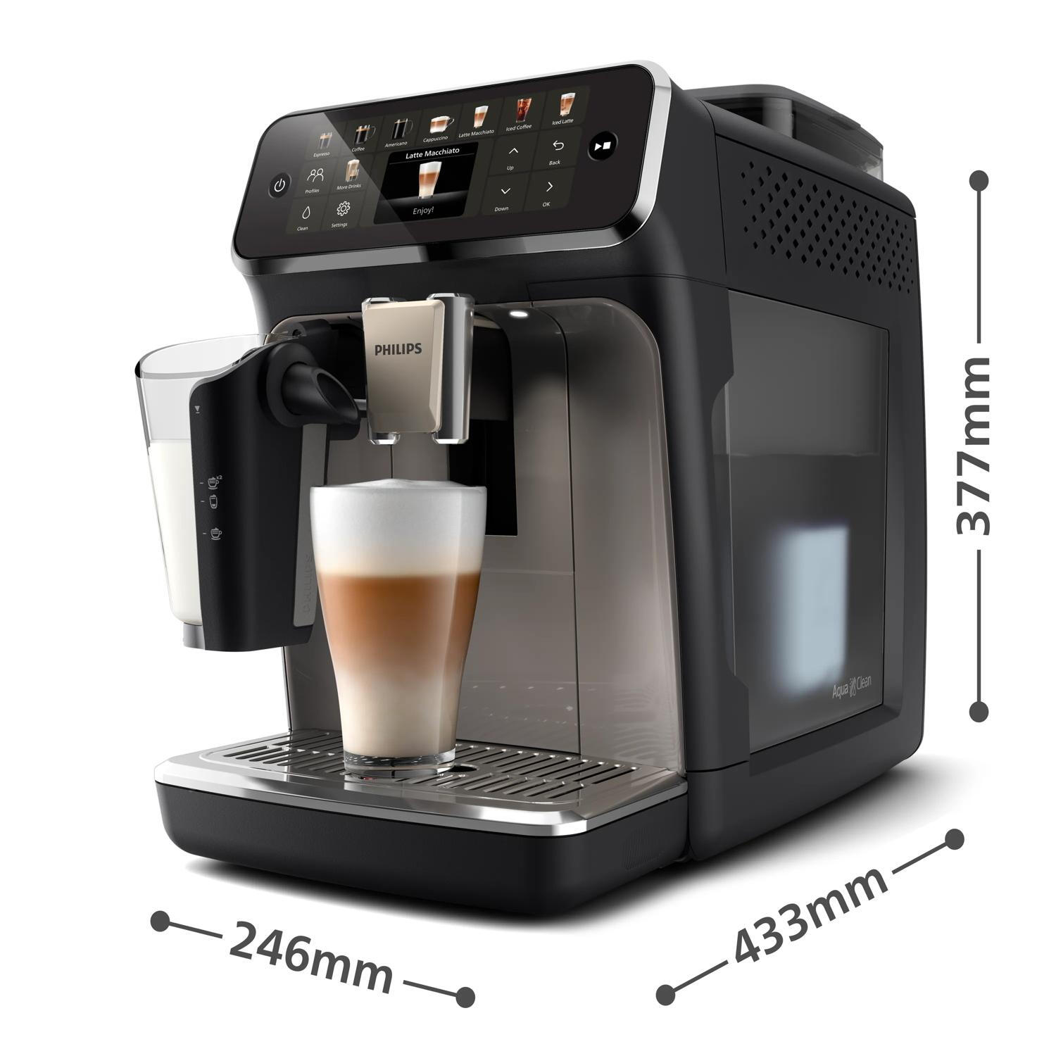 Philips Máquina de café totalmente automática Series 5500 / EP5549/70 Negro, plata