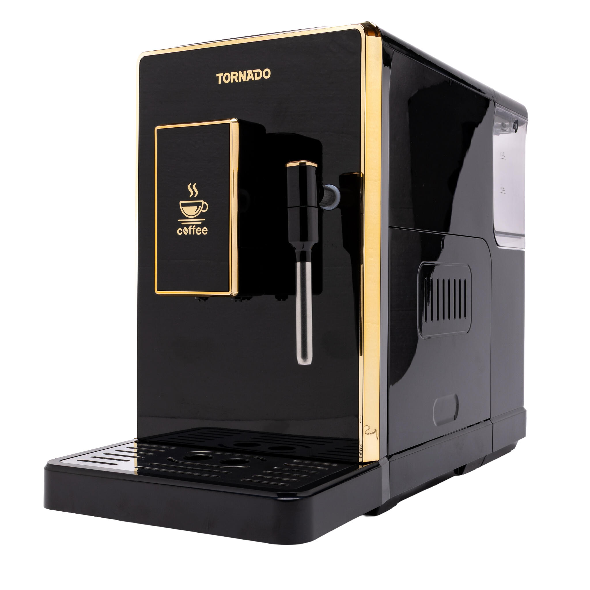 TORNADO Machine à café automatique TCM-9008A-GS Noir