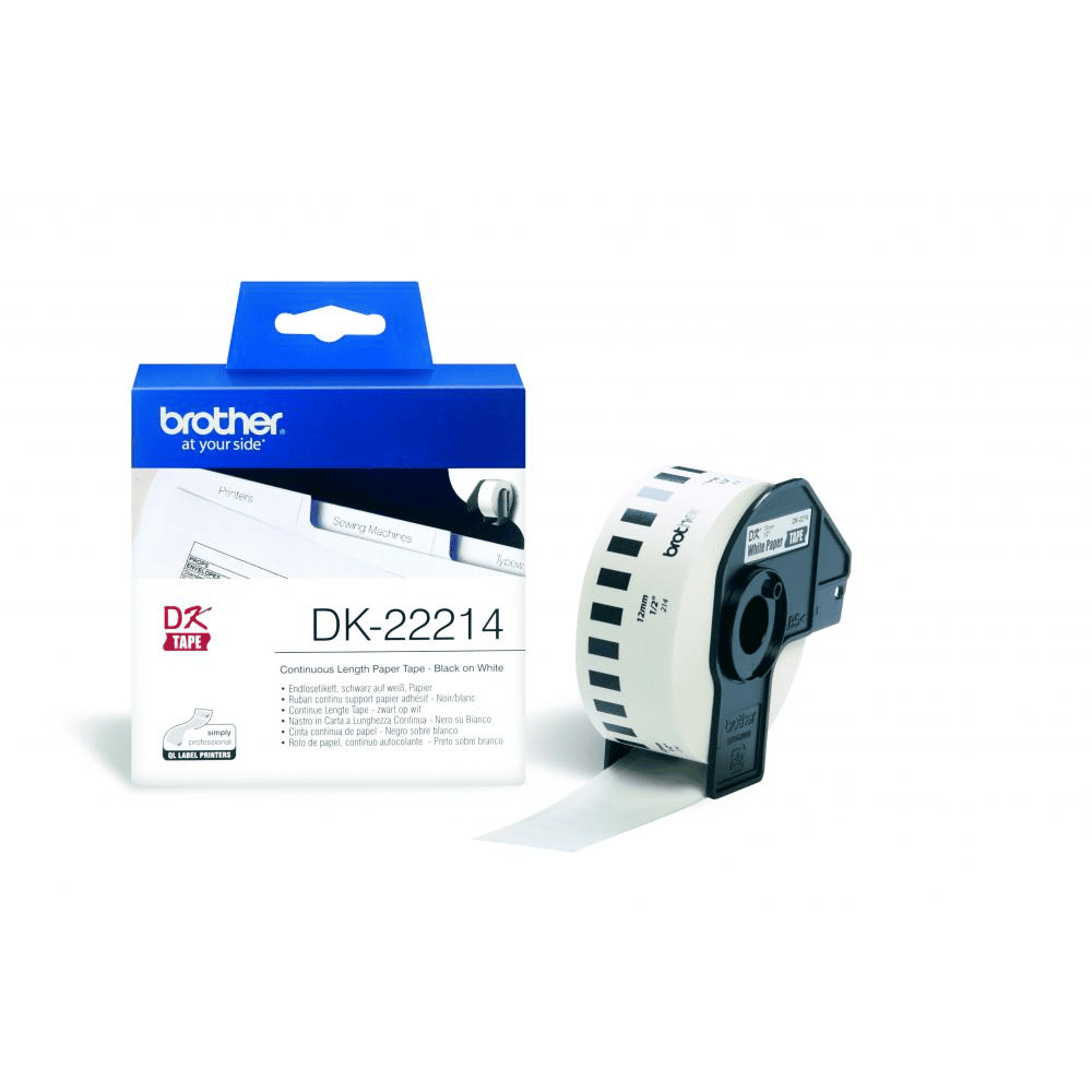 Brother Etikett DK-22214 Weiß