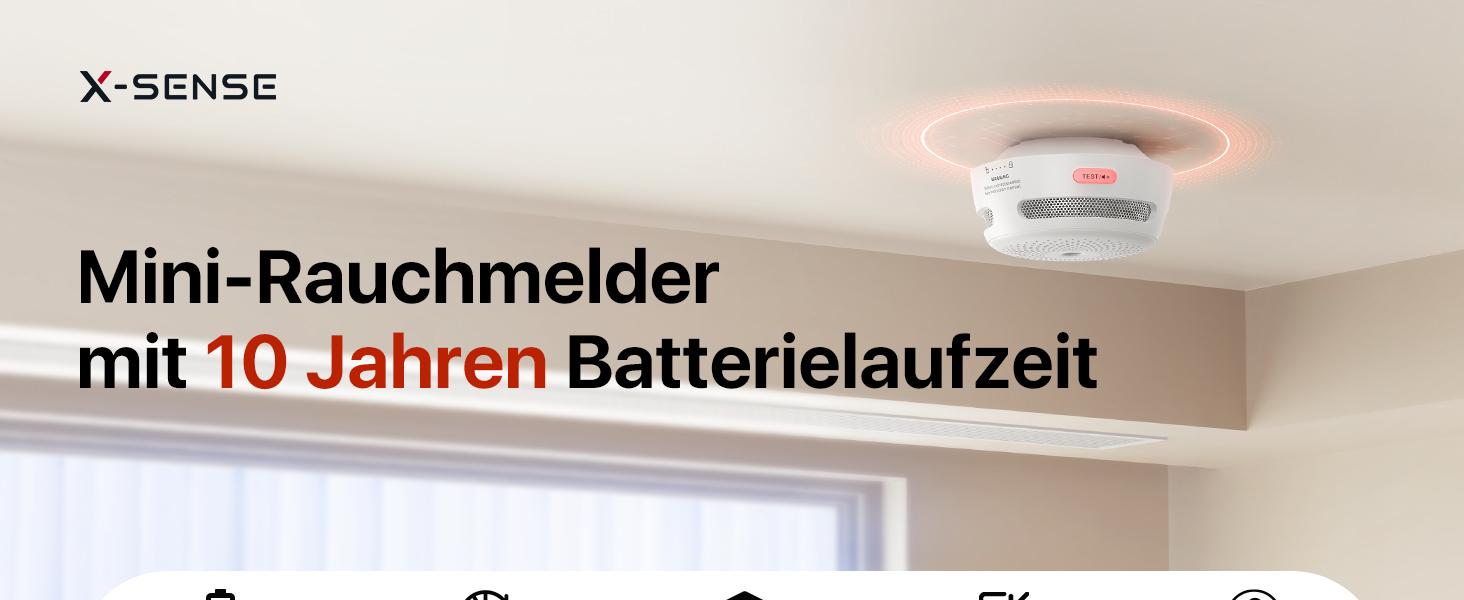 X-Sense Smoke detector XS01 / ZASXS00172WEU White