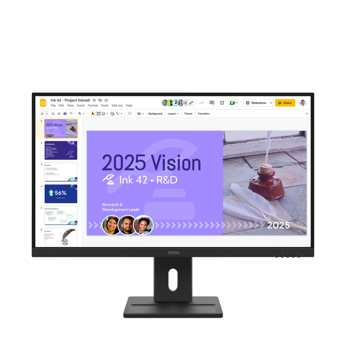 Lenovo Monitor ThinkVision E27Q-40 / 64BDGAT4EU Black" "(27 ")""