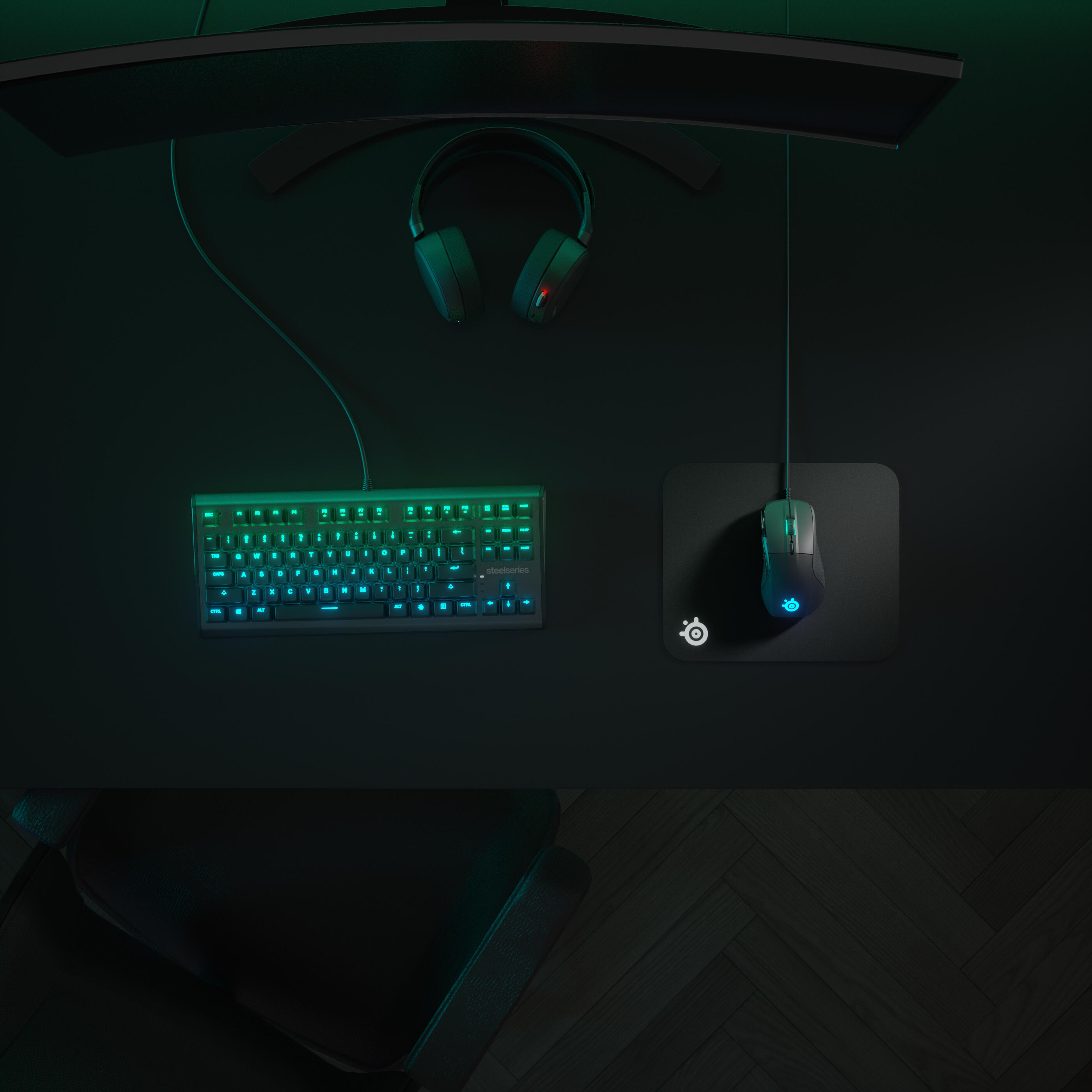 Steelseries Alfombrilla de ratón QcK Small / 63005 Negro