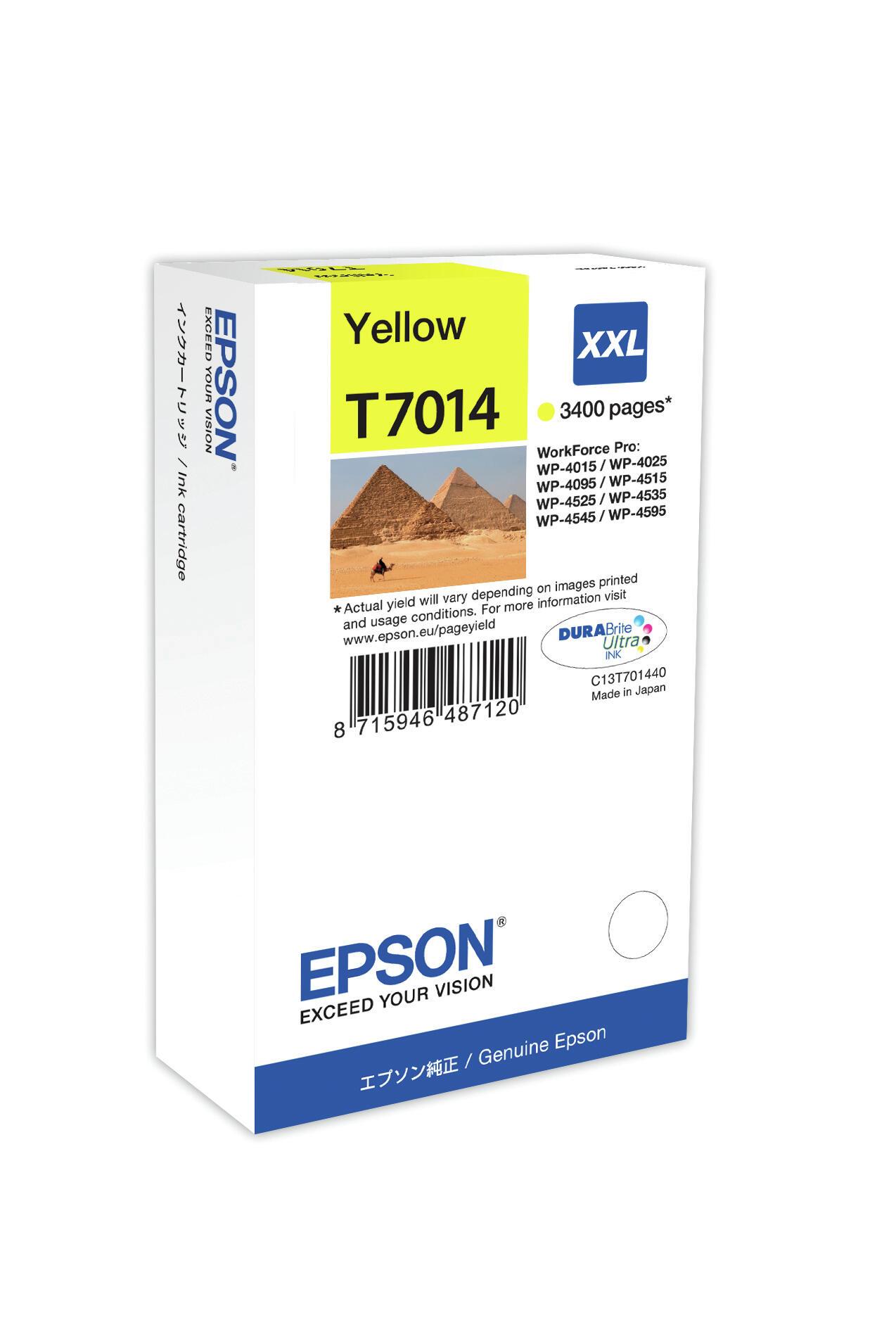 Epson Tinta T7014 / C13T70144010 Amarillo XXL