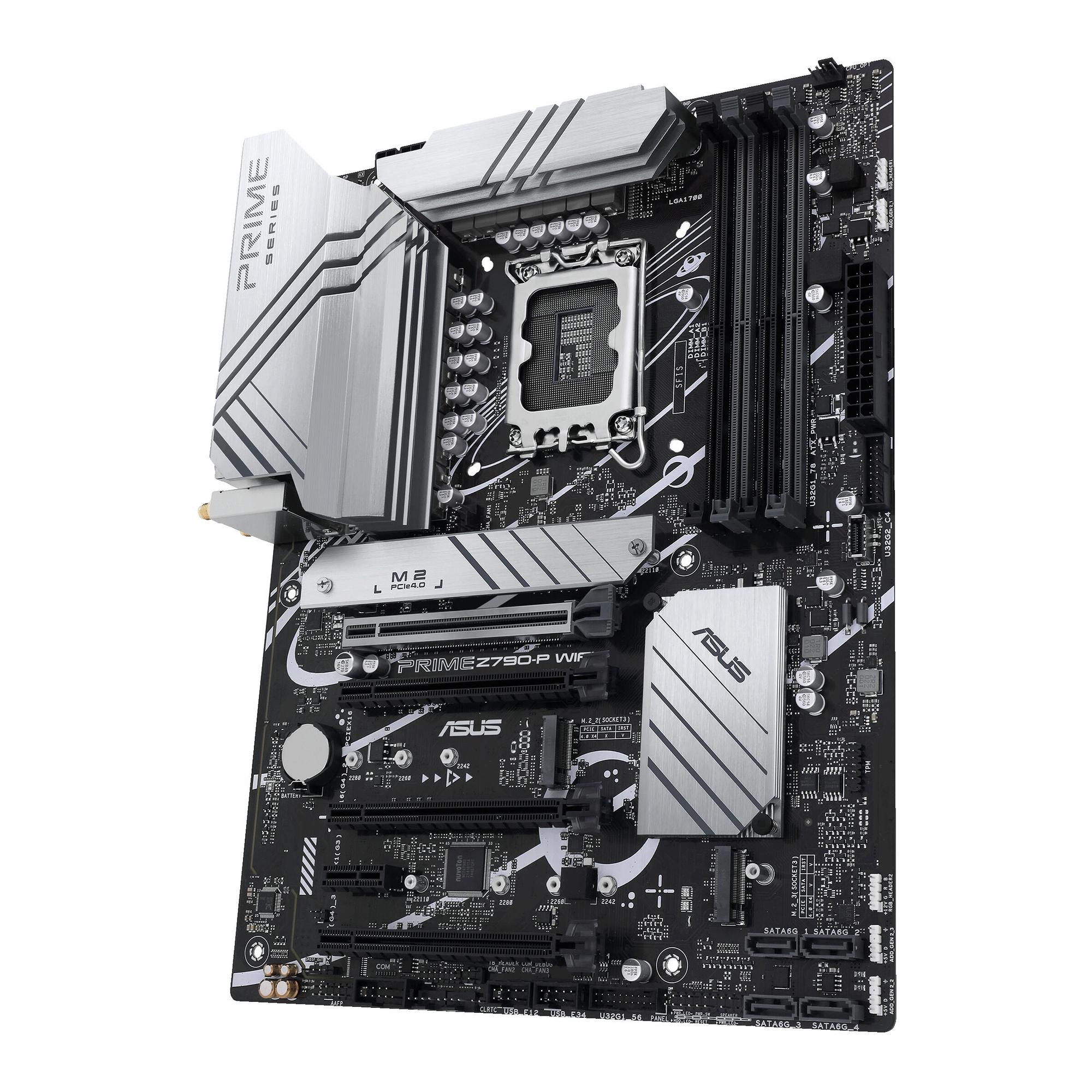 ASUS Placa base PRIME Z790-P WIFI / 90MB1CJ0-M1EAY0 Aluminio, negro