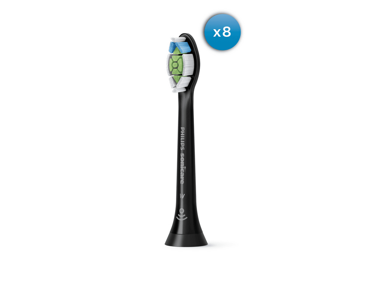 Philips Cabezal de cepillo sonic W28B / HX6068/13 Negro 8-Pack