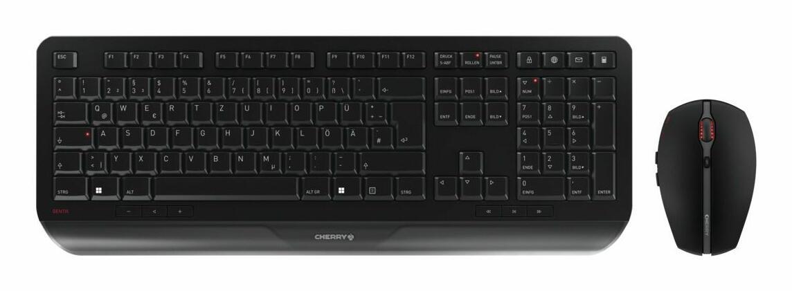 CHERRY Ensemble souris et clavier GENTIXB / JD-7000DE-2 Noir