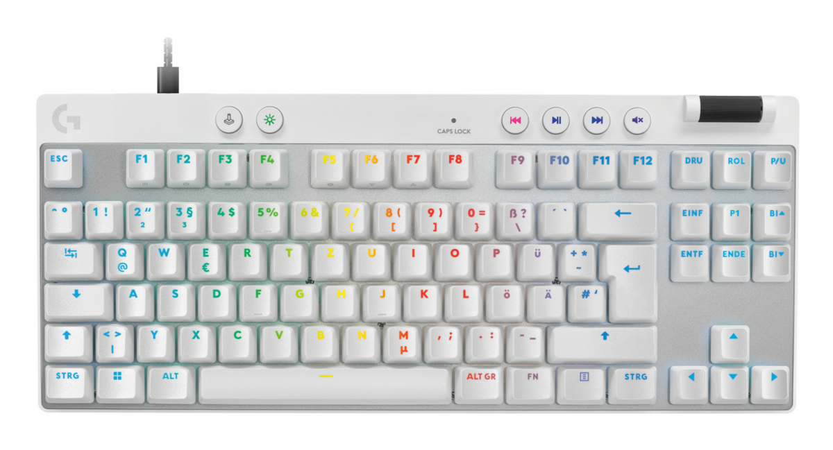 Logitech Tastiera G Pro X Rapid TKL / 920-013240 Bianco