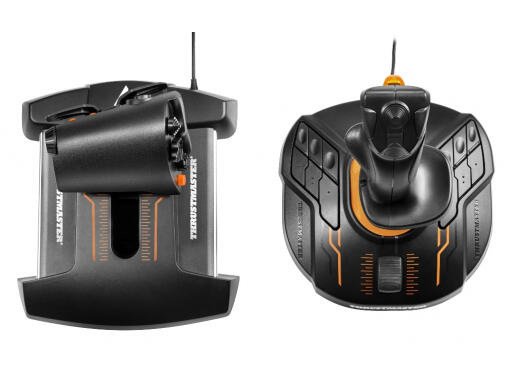 Thrustmaster Controller T.16000M FCS Hotas / 2960778 Schwarz, Orange