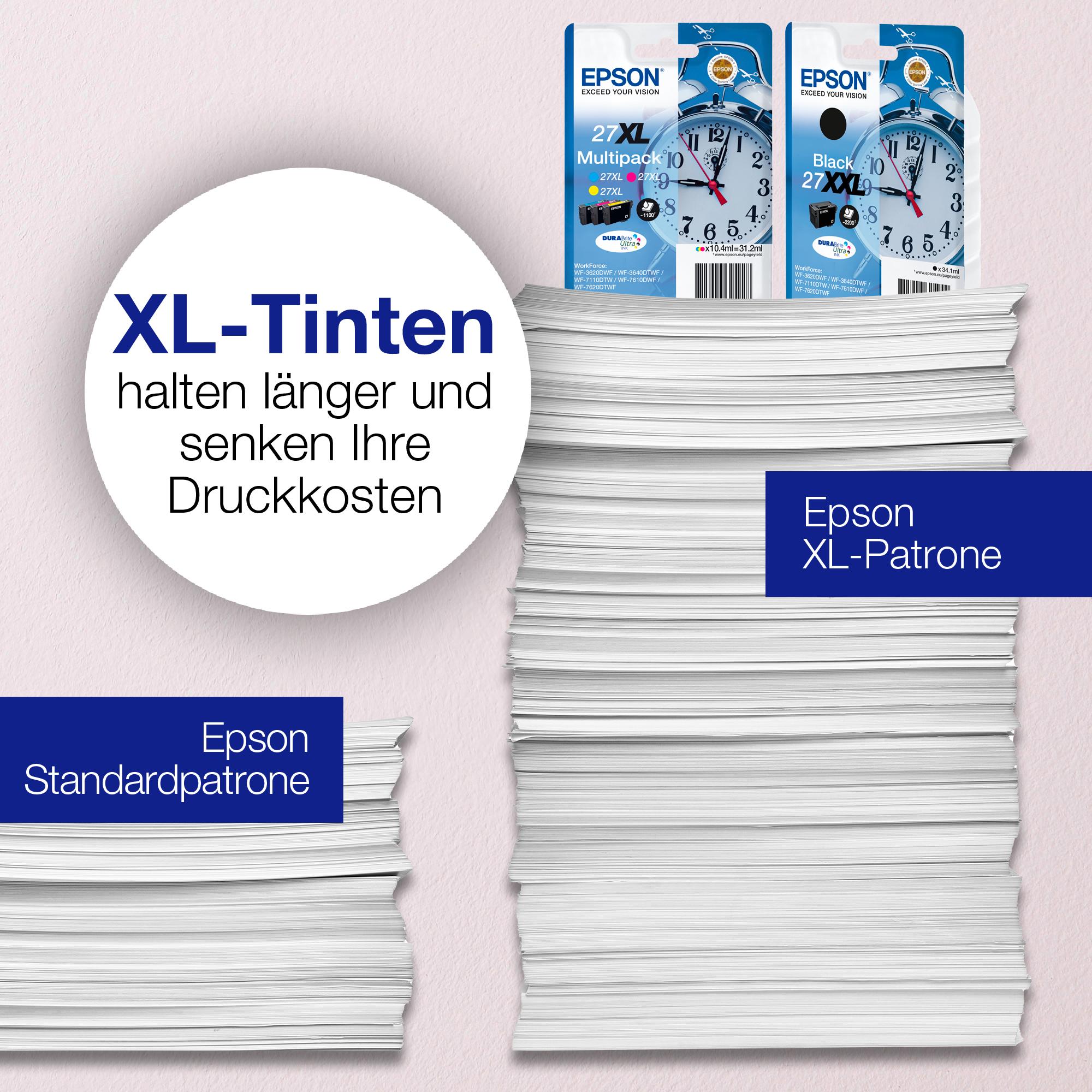 Epson Tinta 27XL / C13T27114012 Negro XL