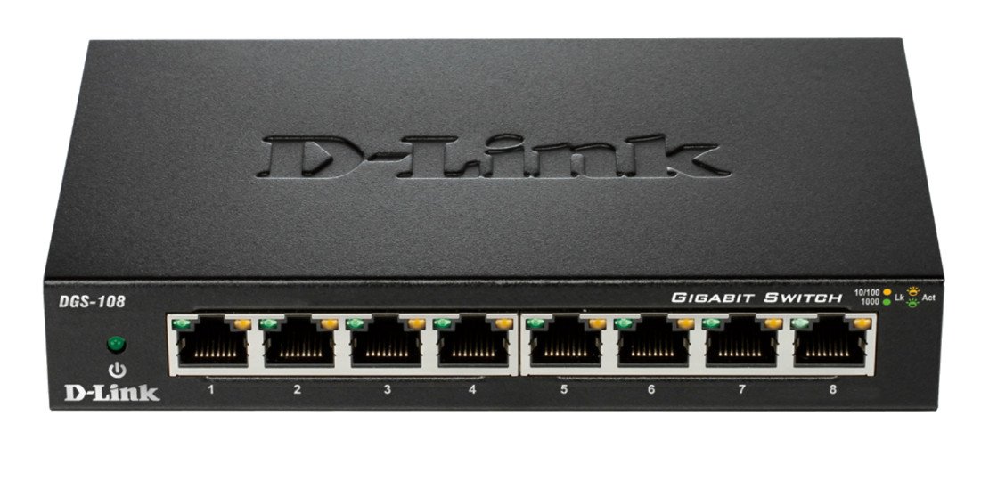 D-Link Switch GS108 / DGS-108E Black