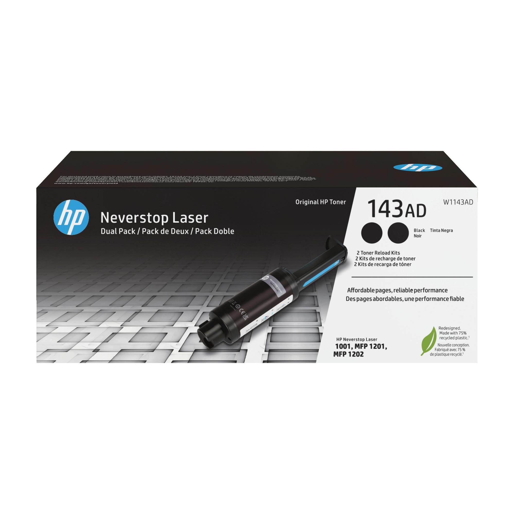 HP Toner W1143AD / W1143AD Nero Doppelpack